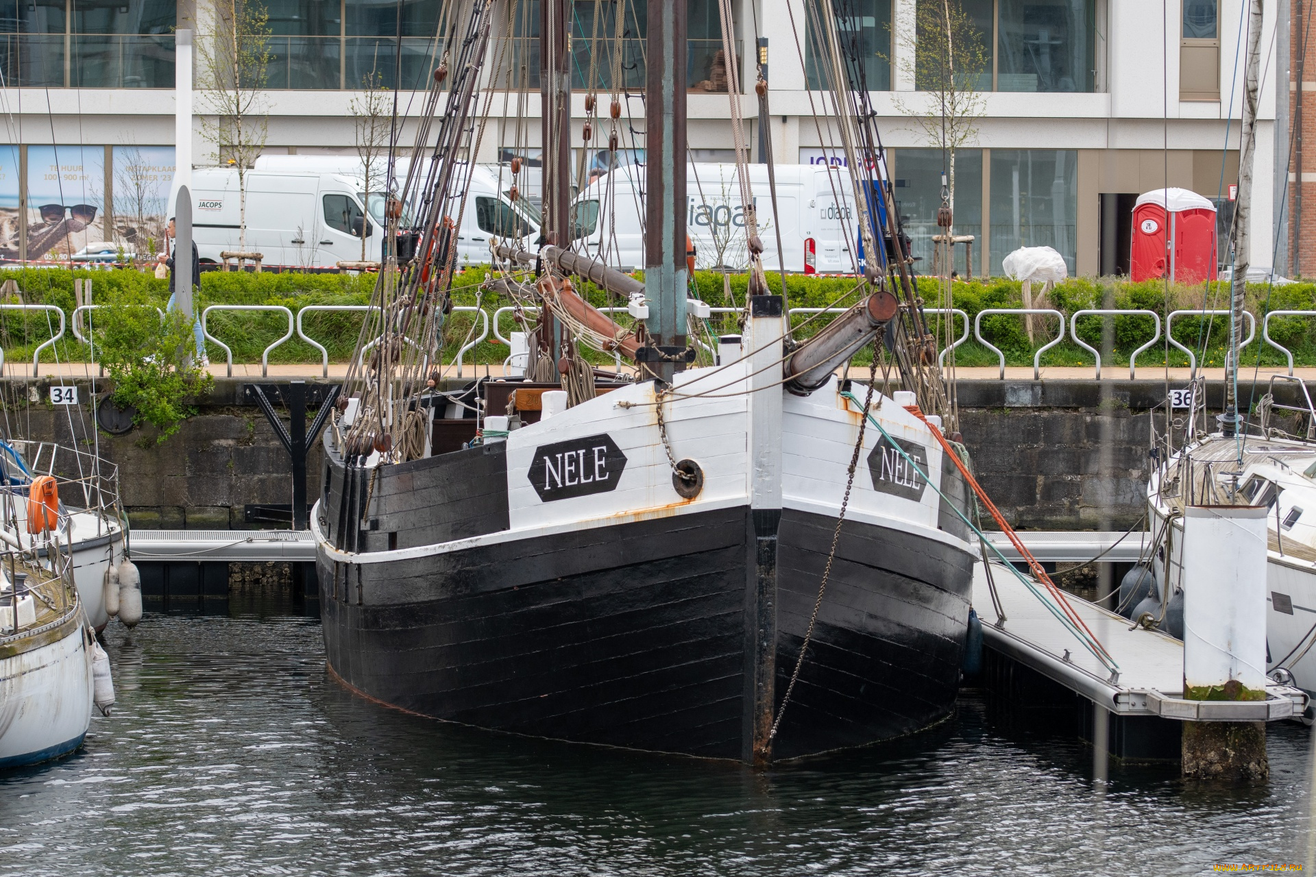 корабли, парусники, парусное, судно