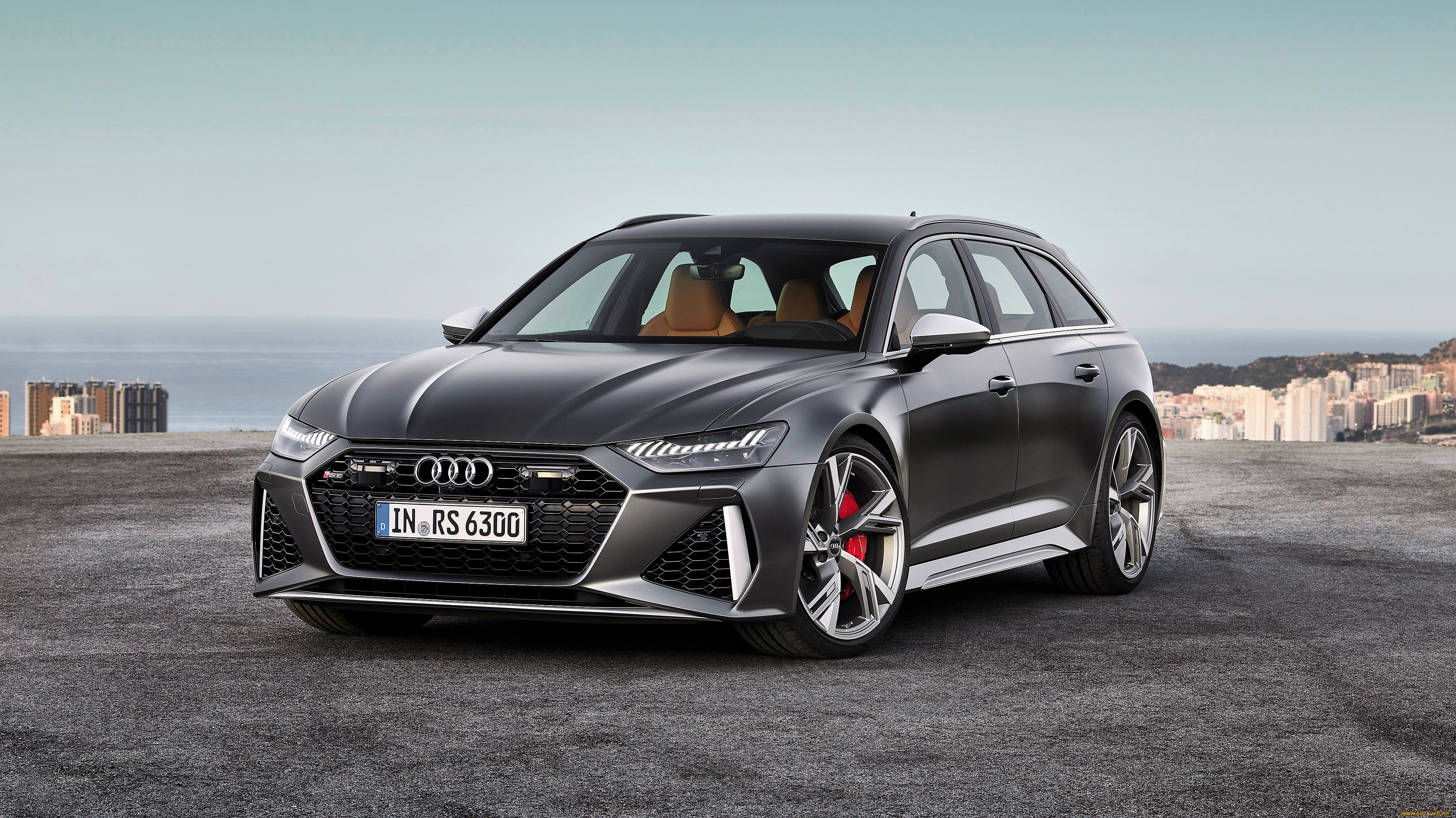 audi, rs, 6, avant, автомобили, audi, черный, площадка, море