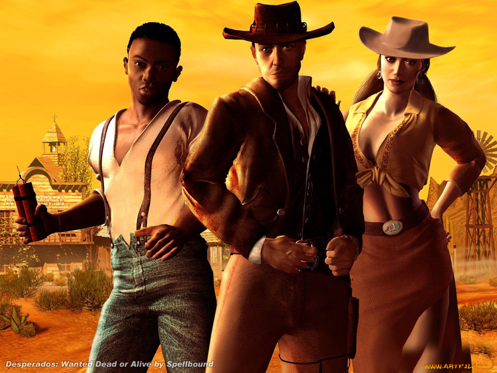 desperados, видео, игры, wanted, dead, or, alive