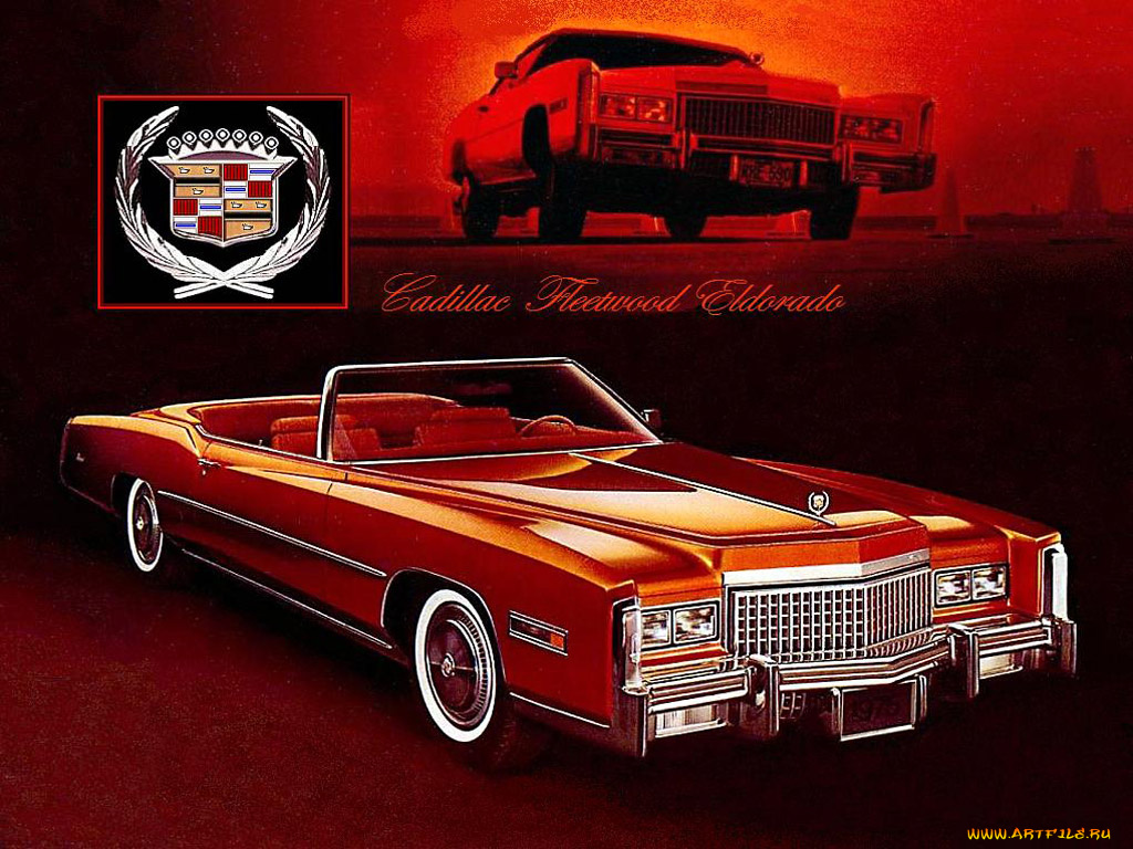 1975, cadillac, fleetwood, eldorado, convertible, автомобили