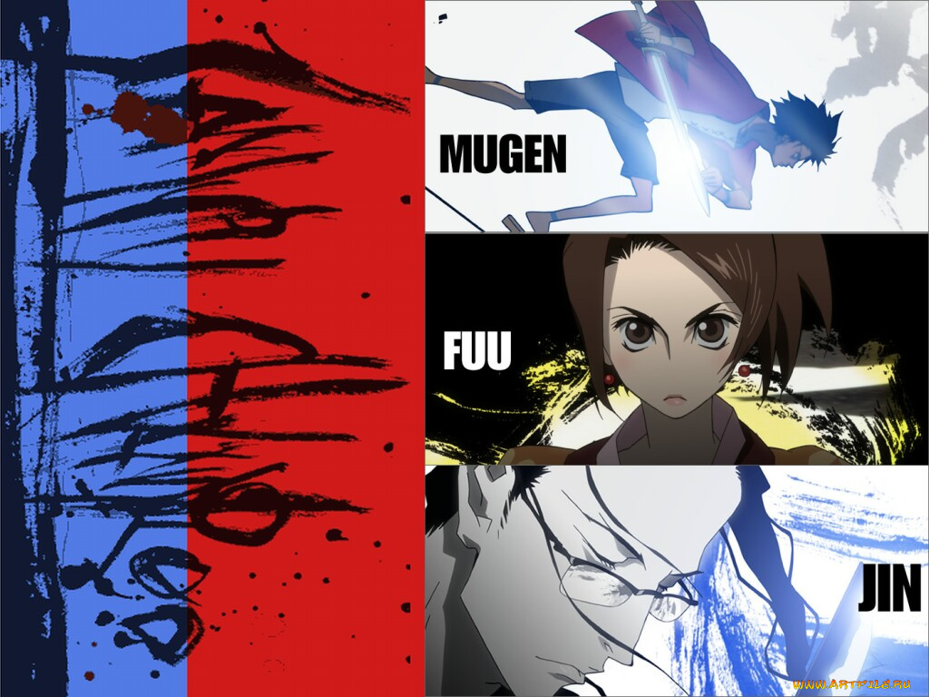 аниме, samurai, champloo