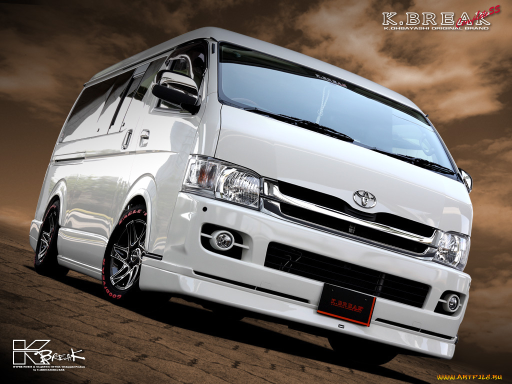 toyota, hiace, wide, автомобили