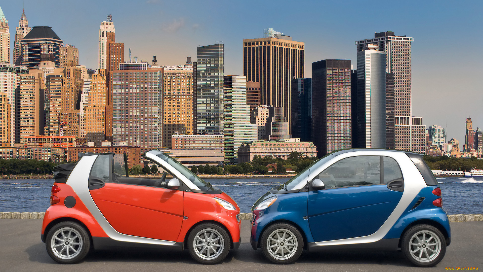 2008, smart, fortwo, passion, coupe, vs, cabrio, автомобили