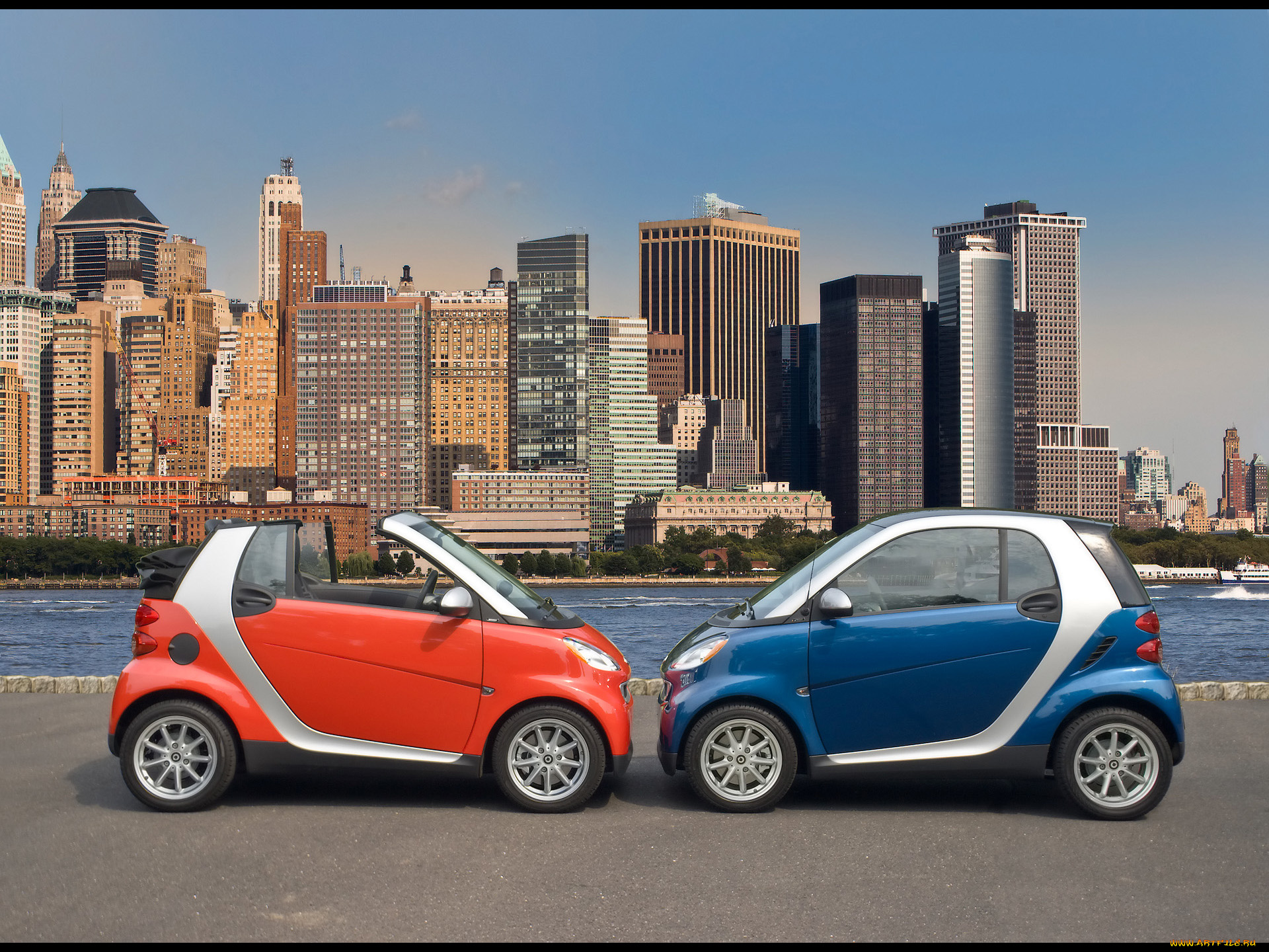 2008, smart, fortwo, passion, coupe, vs, cabrio, автомобили