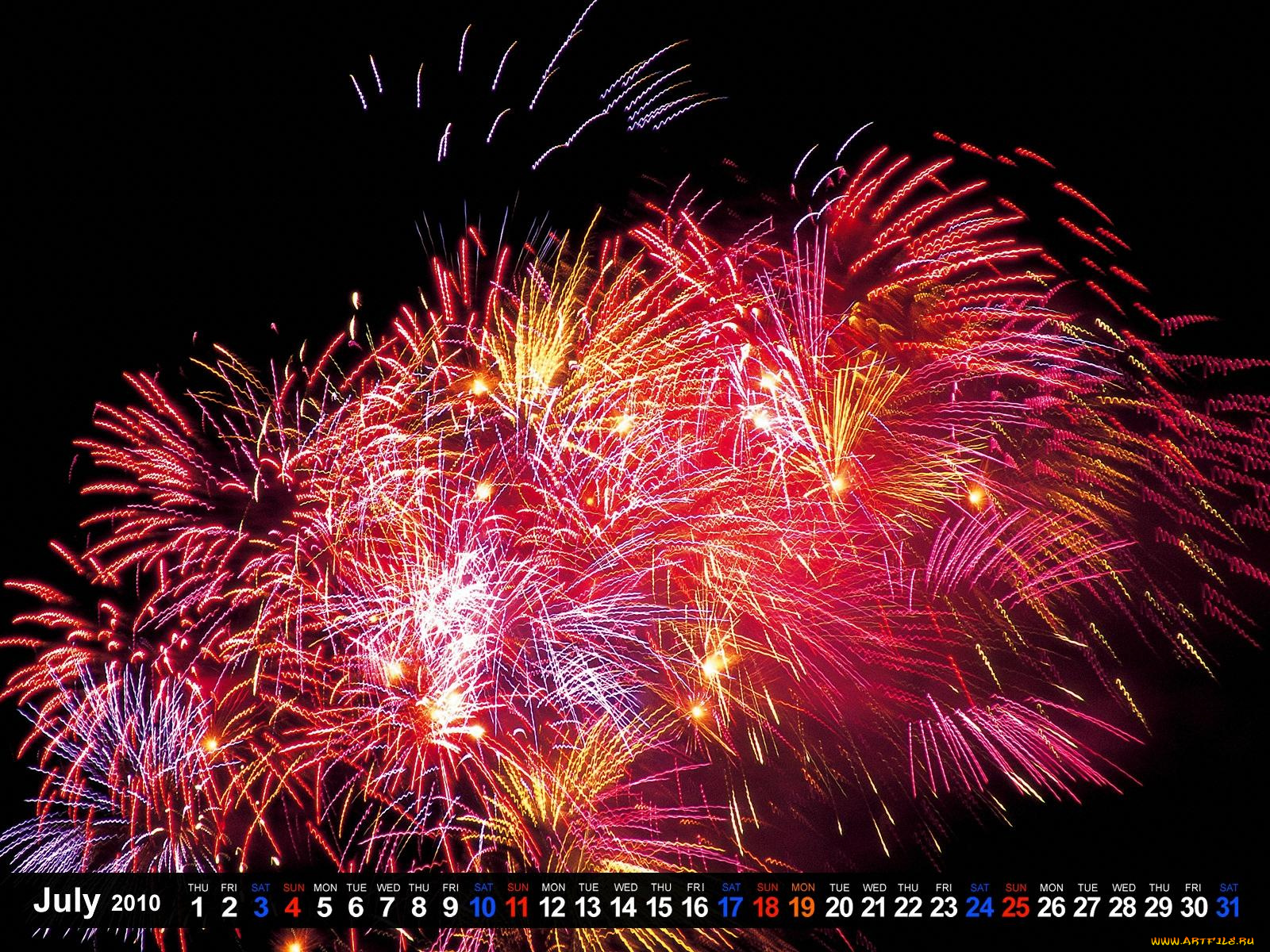 календари, праздники, салюты