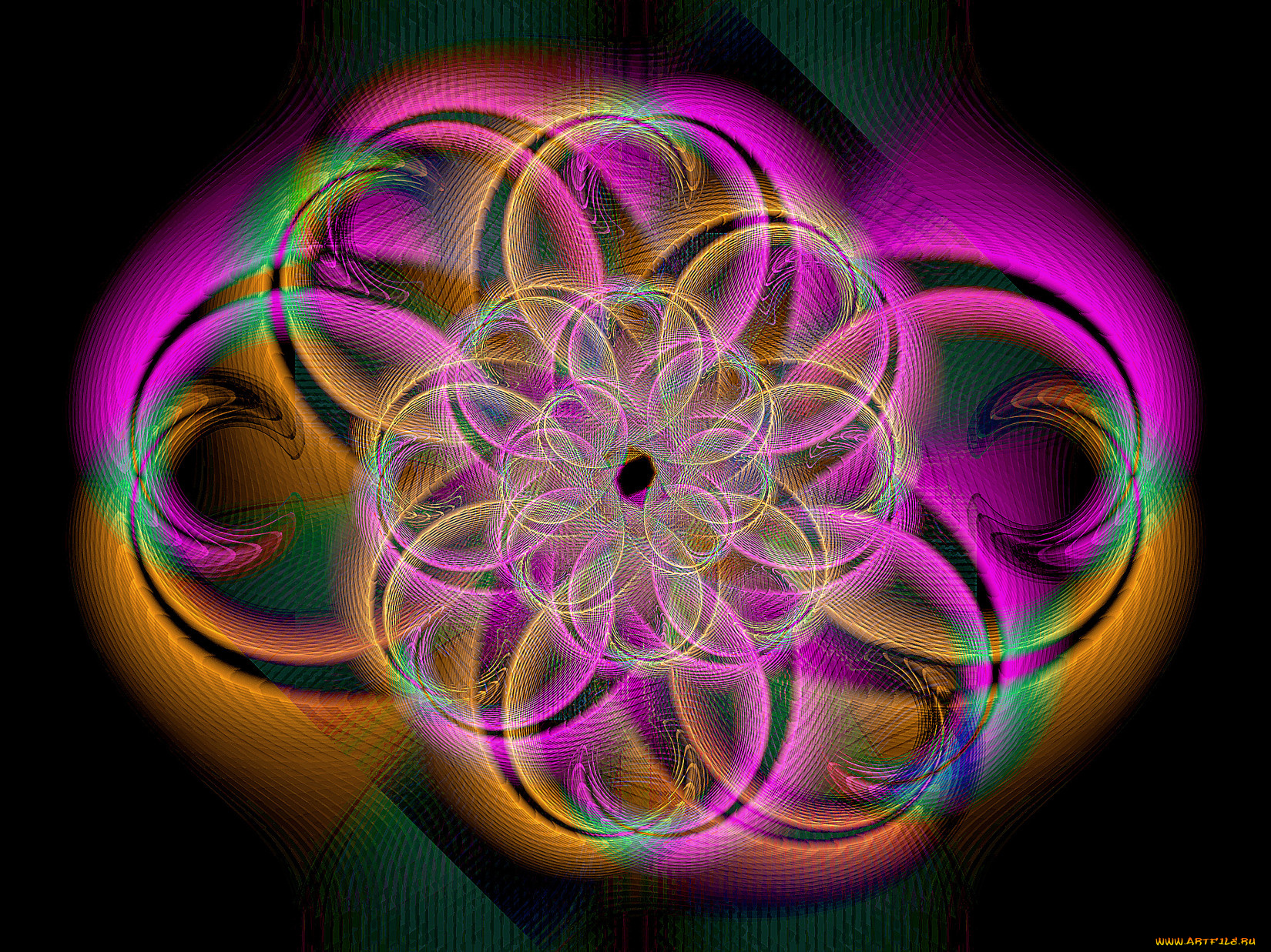 3д, графика, fractal, фракталы