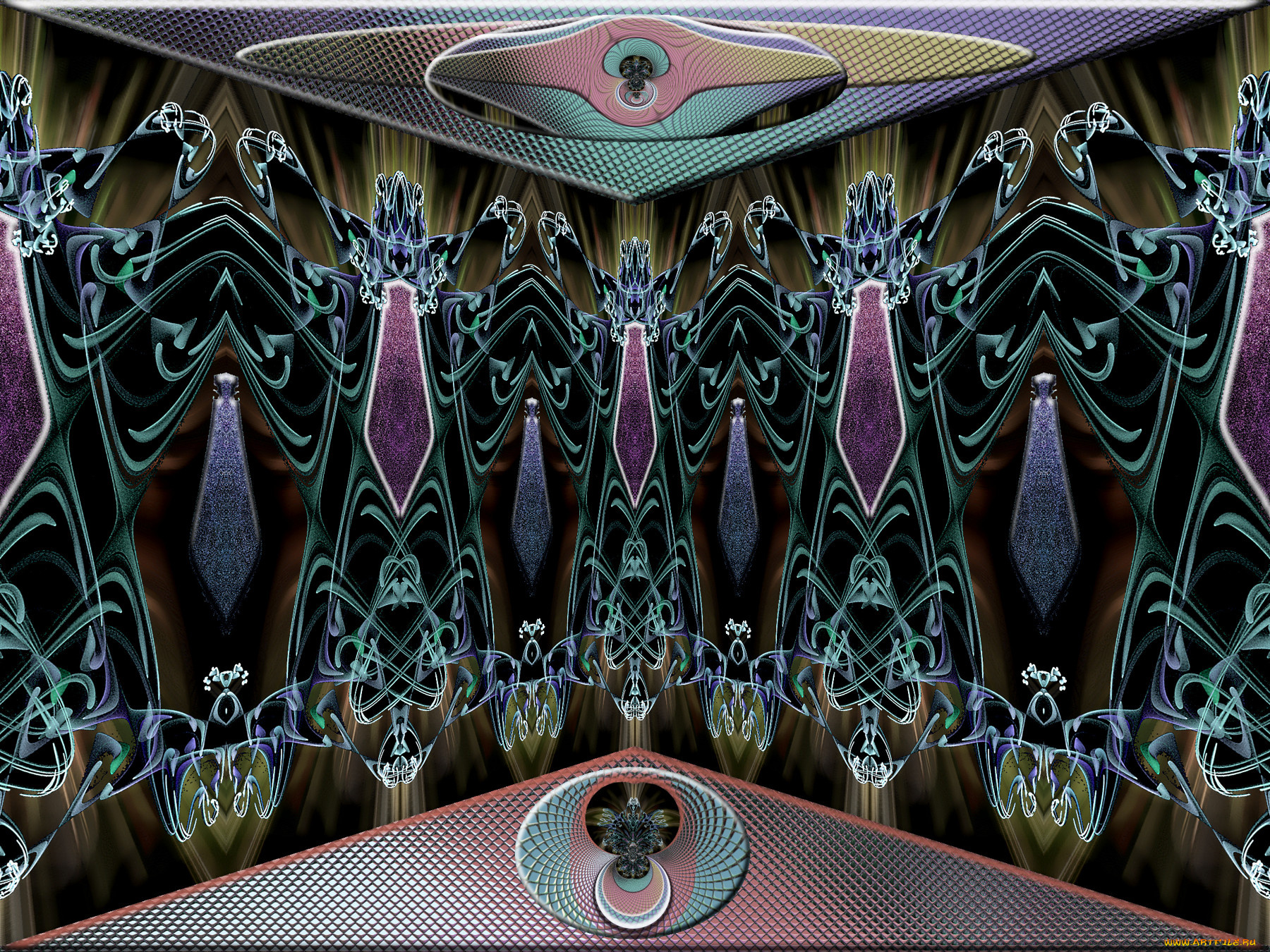 3д, графика, fractal, фракталы