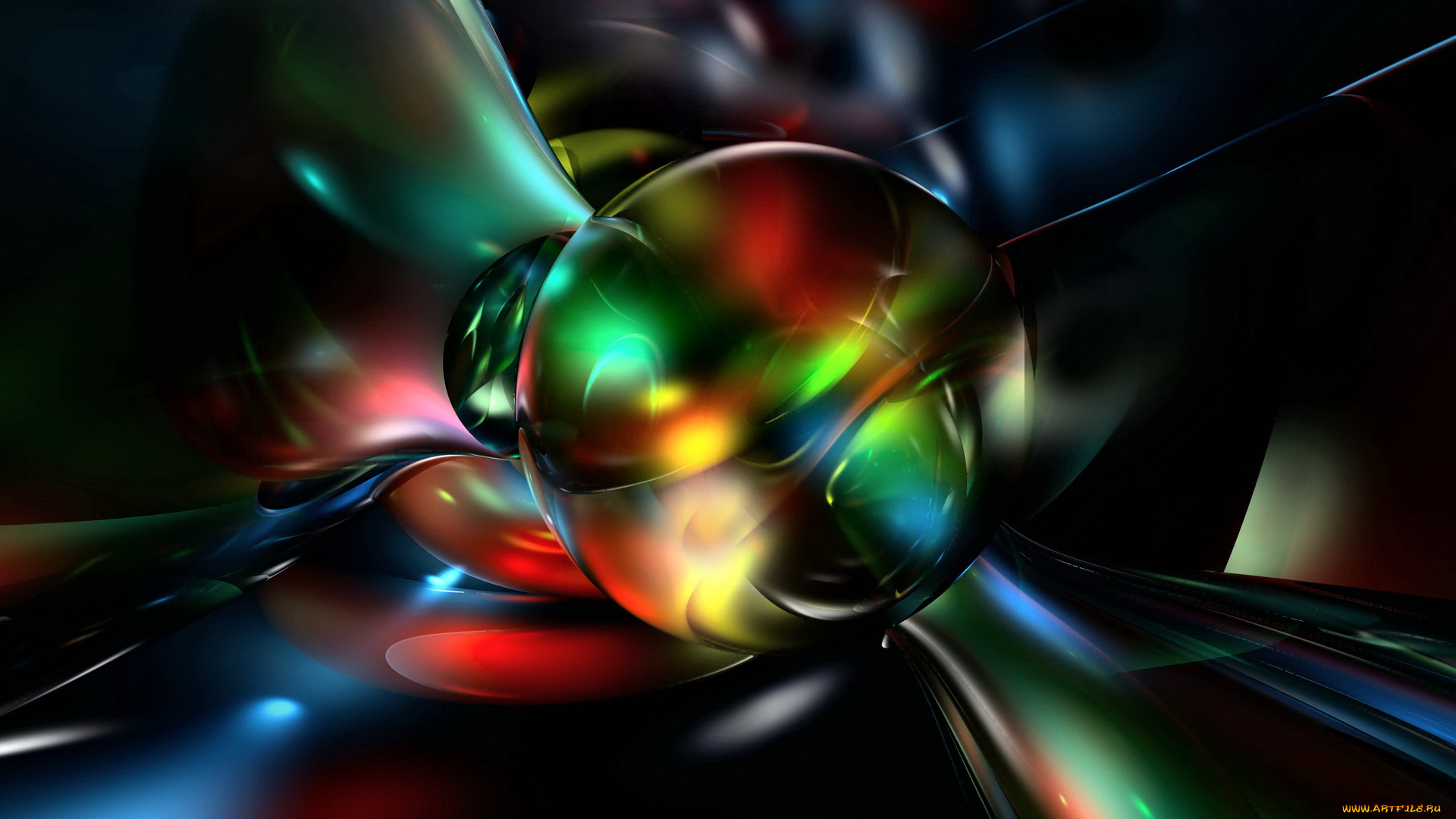 3д, графика, abstract, абстракции, фракталы