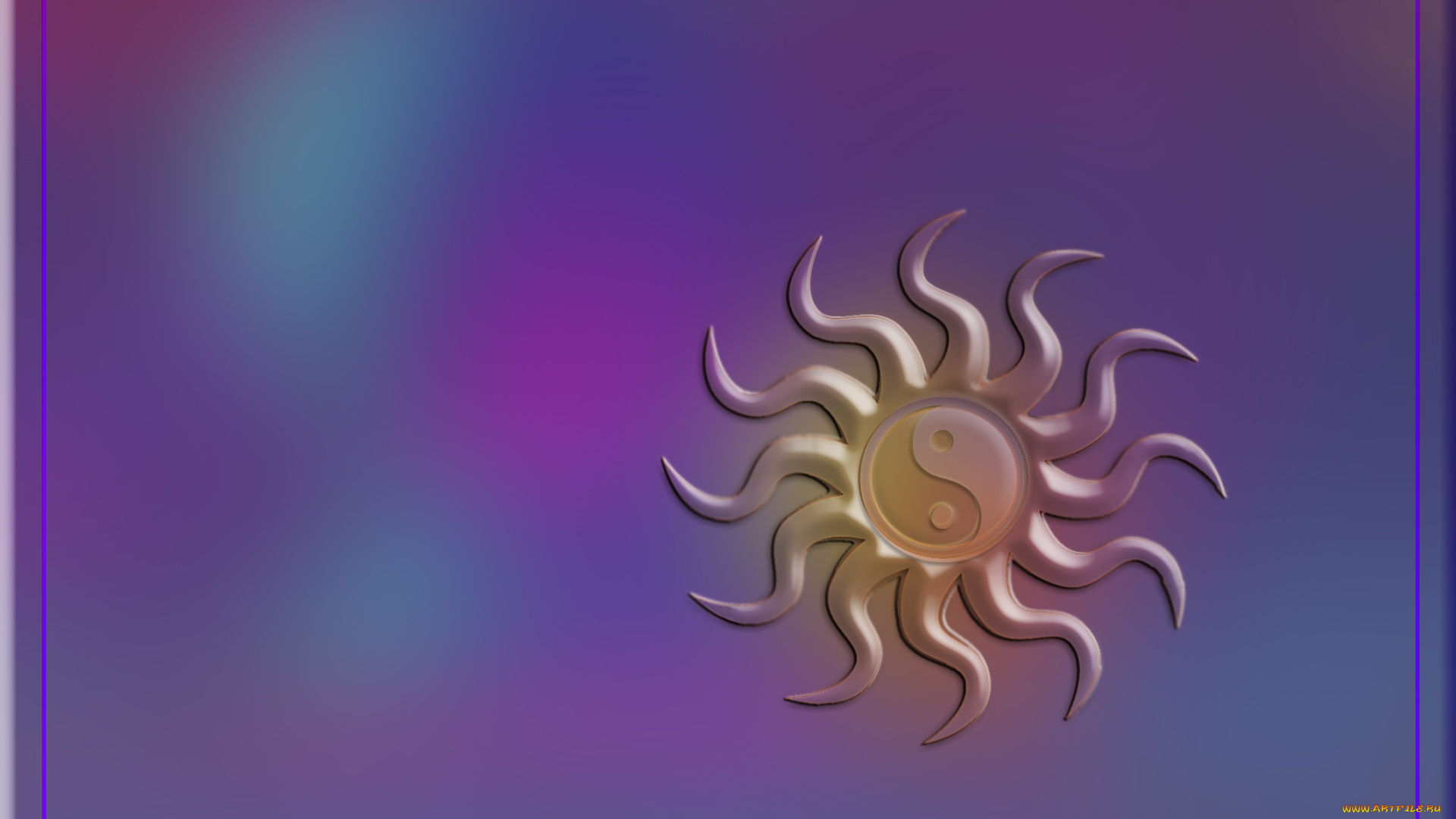 3д, графика, yin, yang, инь, Янь