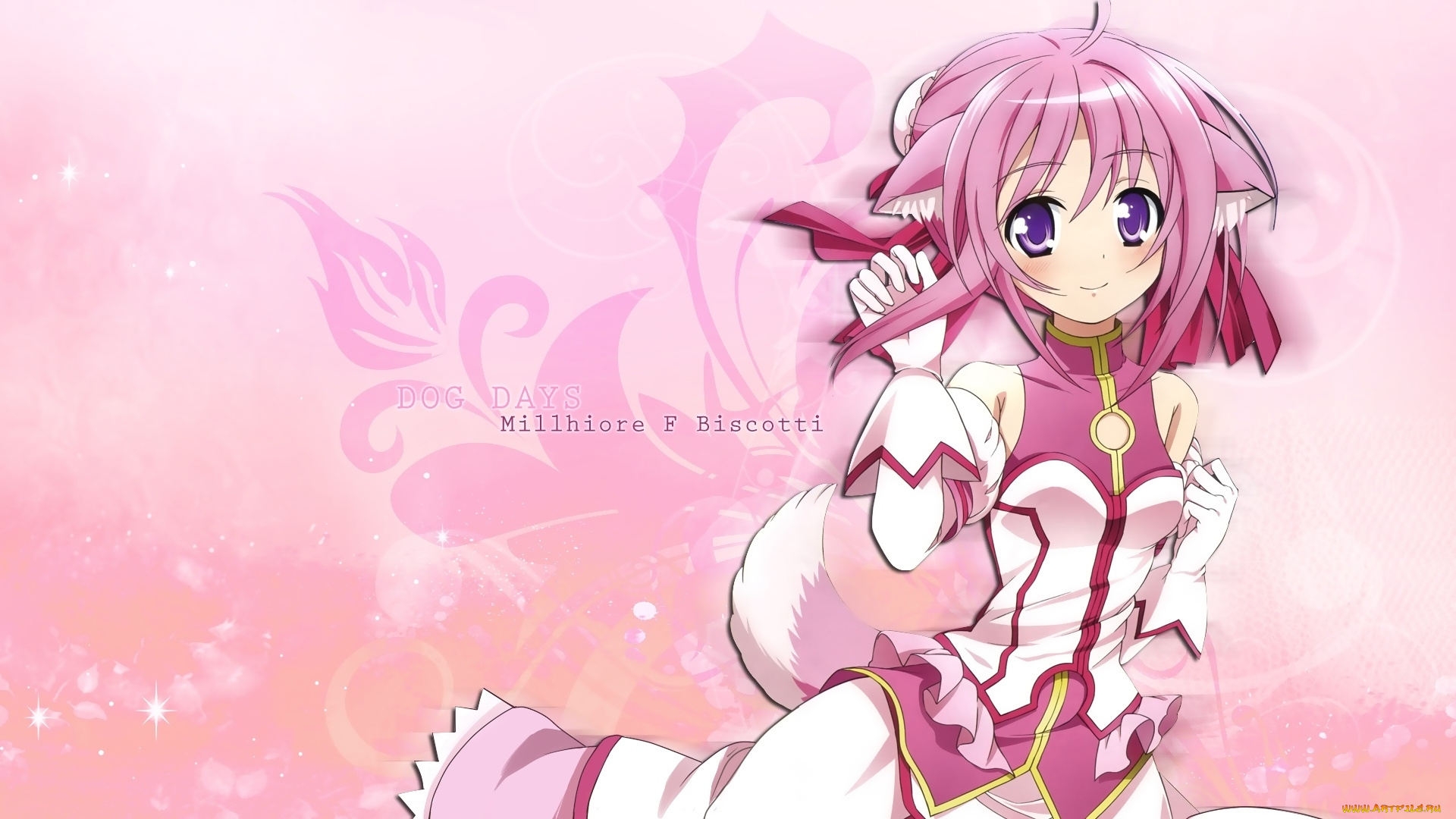 dog, days, аниме, девушка