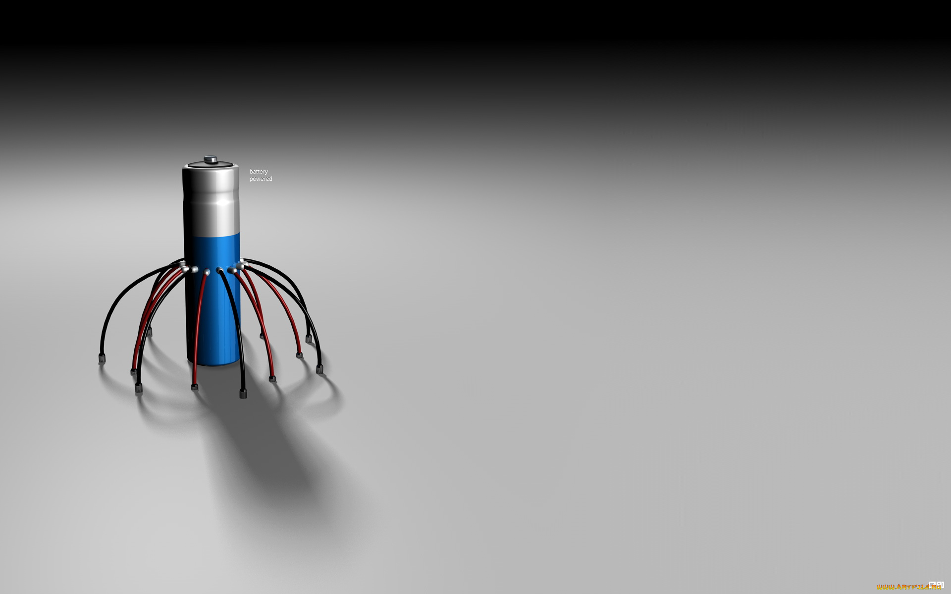 3д, графика, modeling, моделирование, батарейка