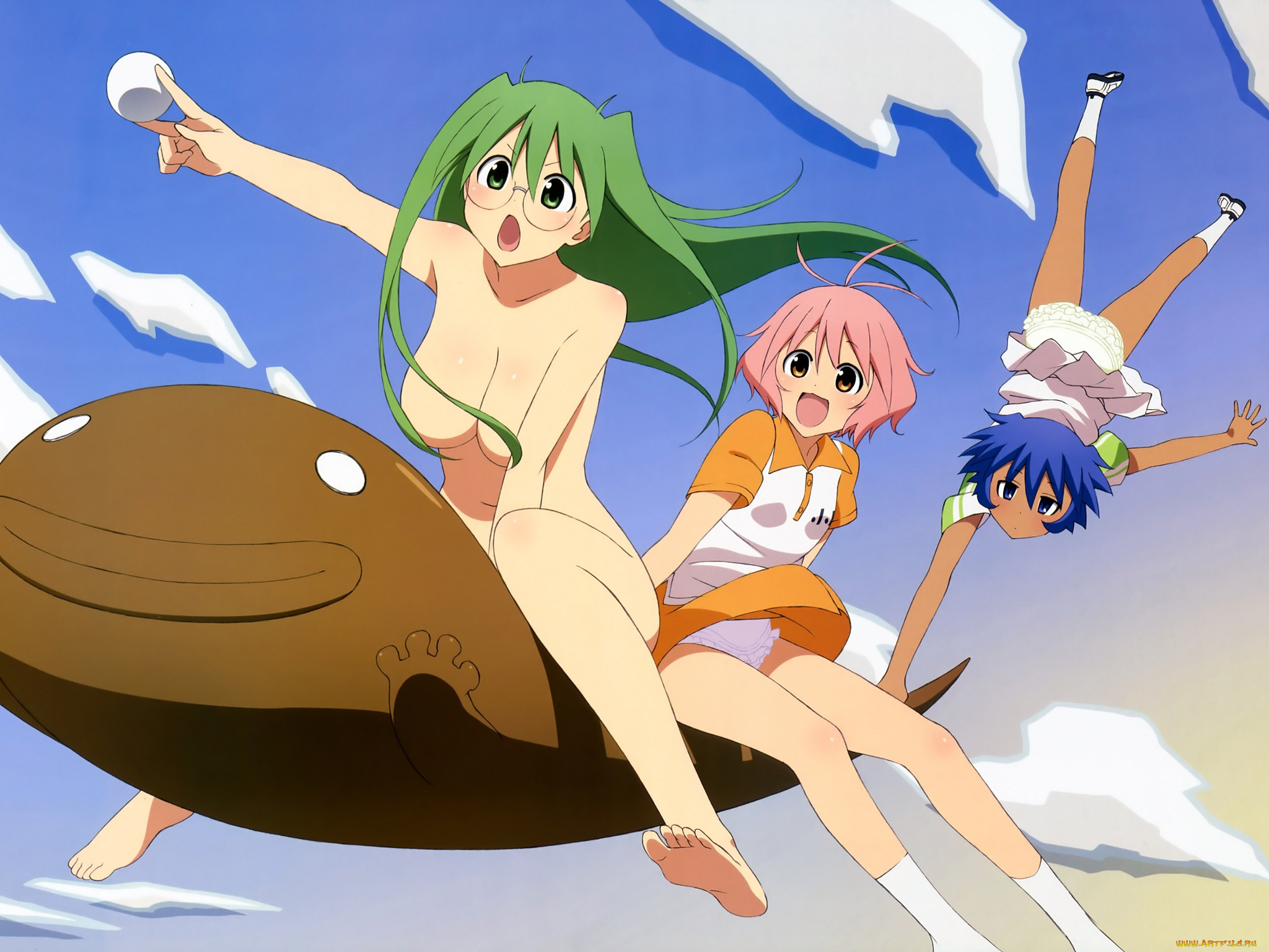 аниме, soft, tennis, девушки, дельфин