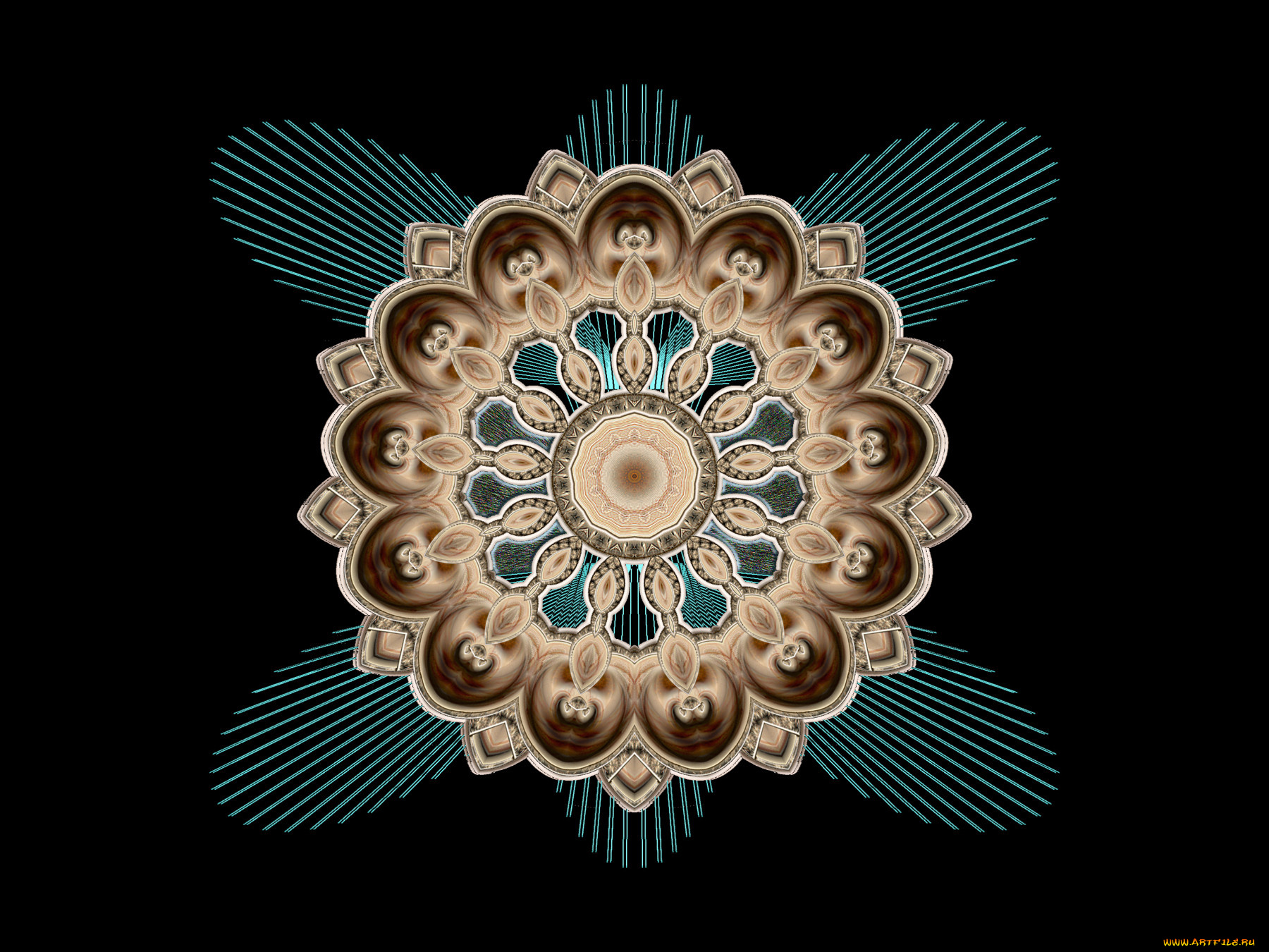 3д, графика, fractal, фракталы, узор, цвета, фон