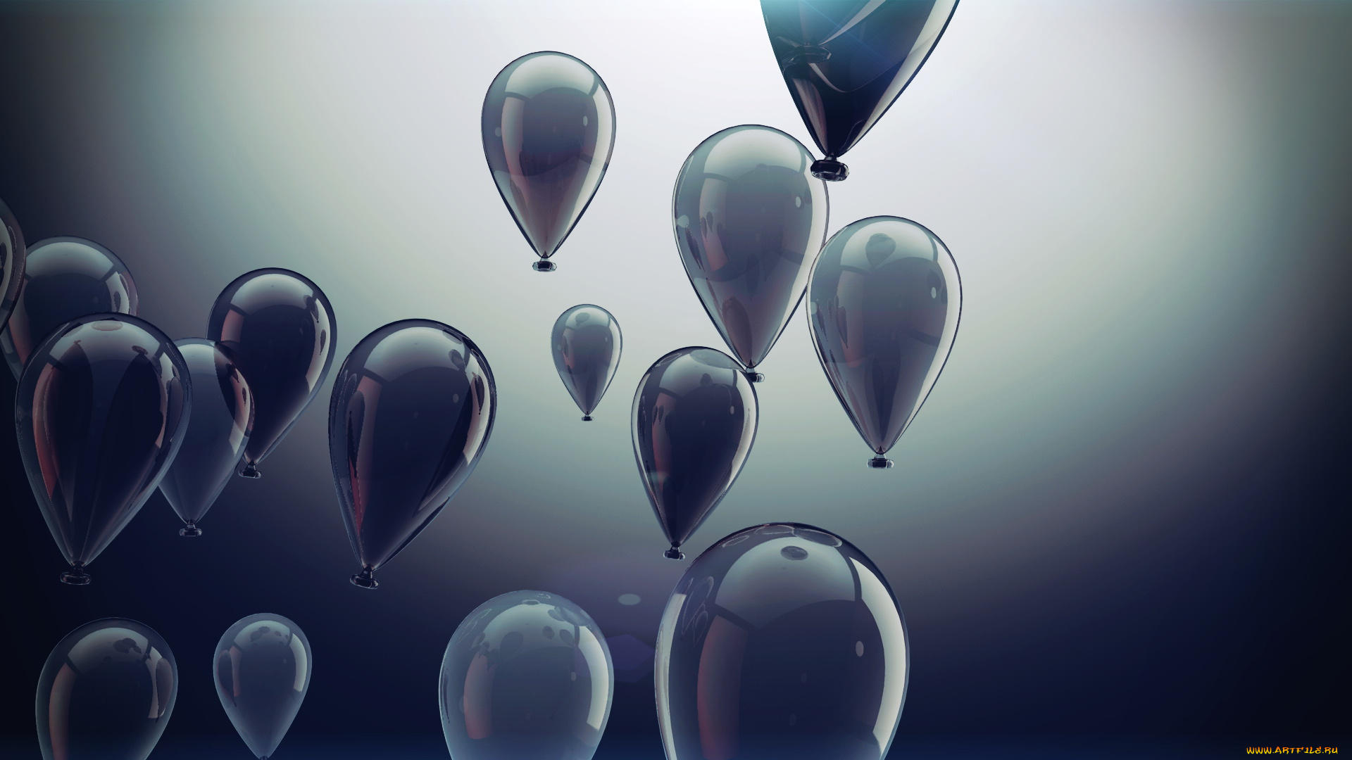 3д, графика, другое, шарики