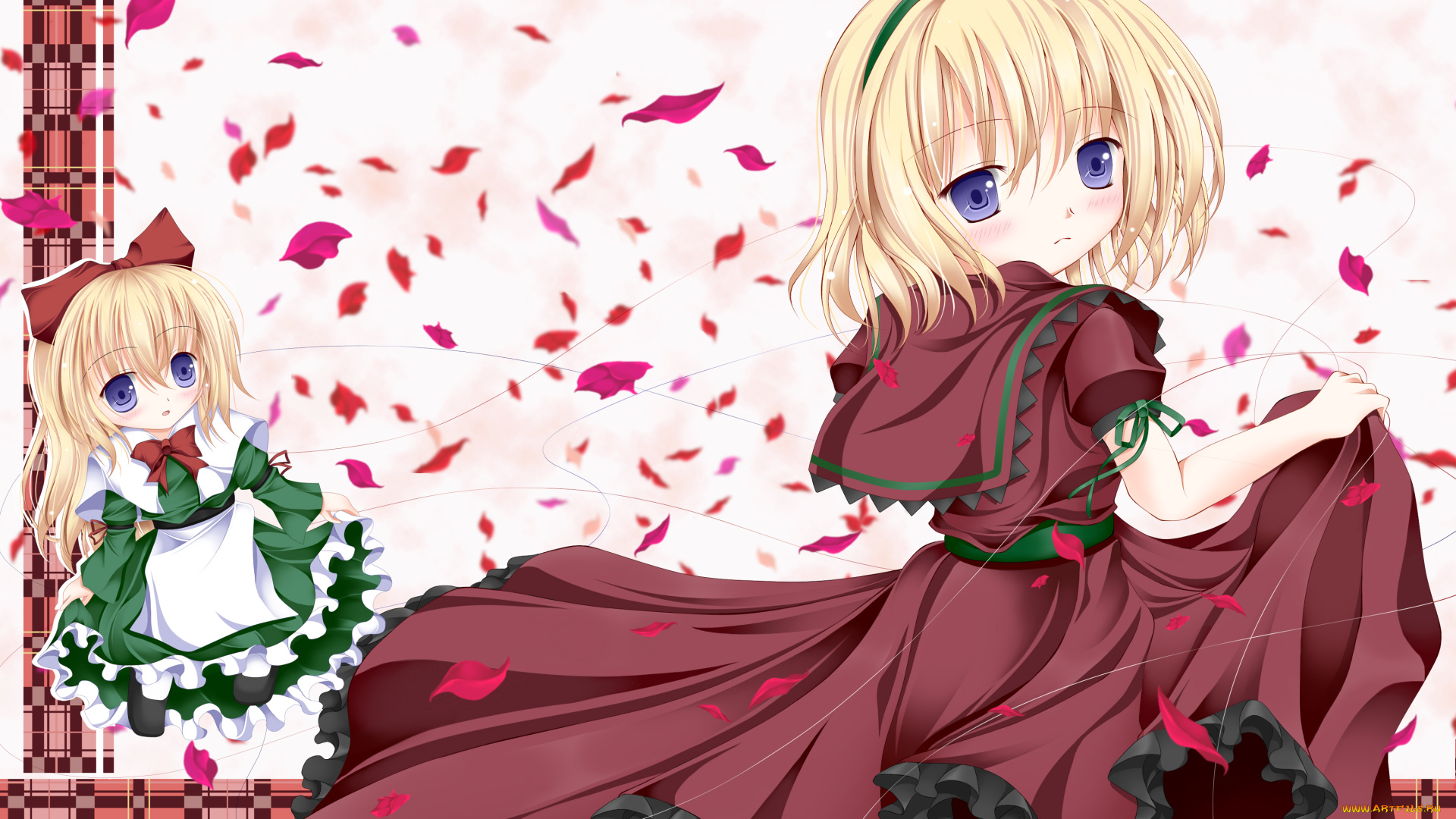 alice, margatroid, аниме, touhou