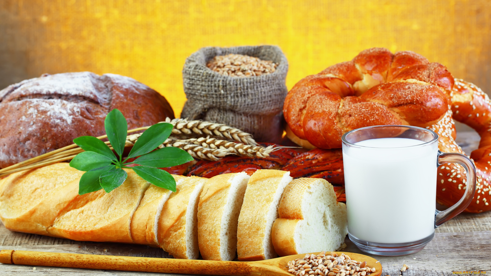 еда, хлеб, выпечка, пшеница