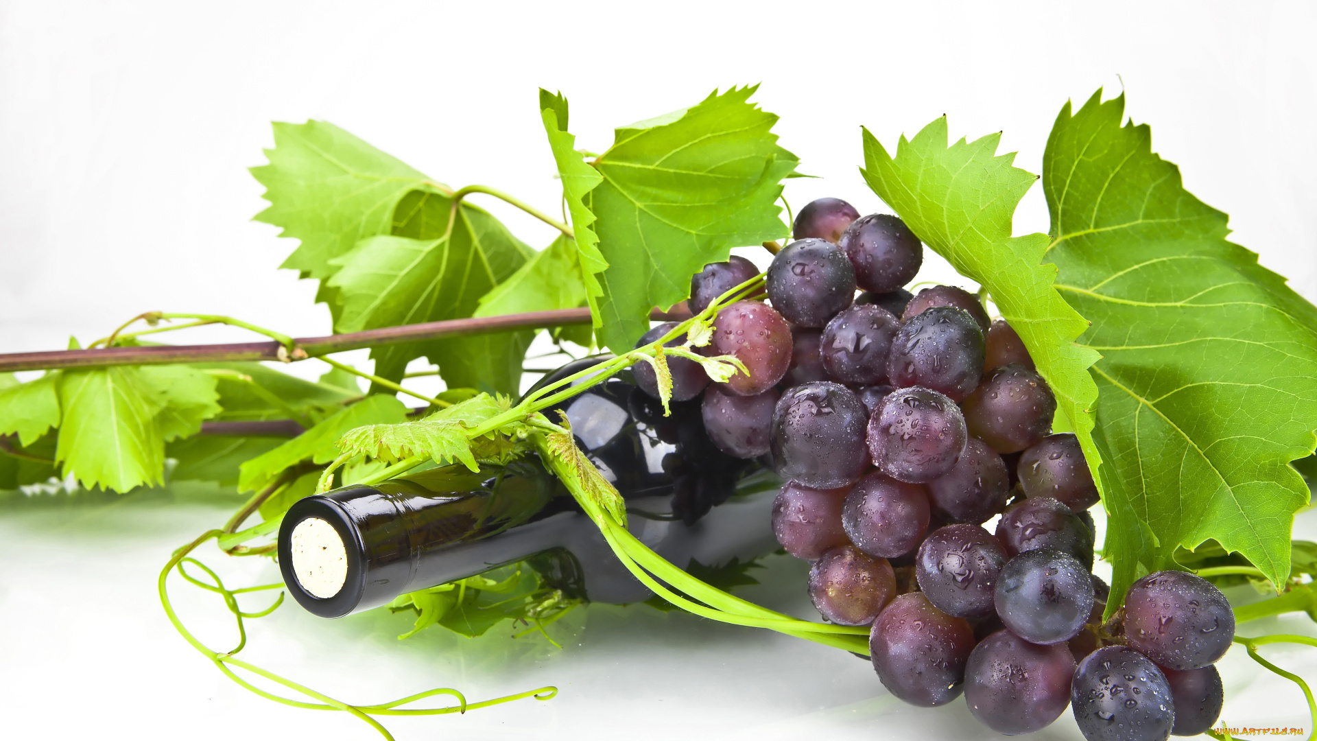 еда, виноград, фрукты, вино