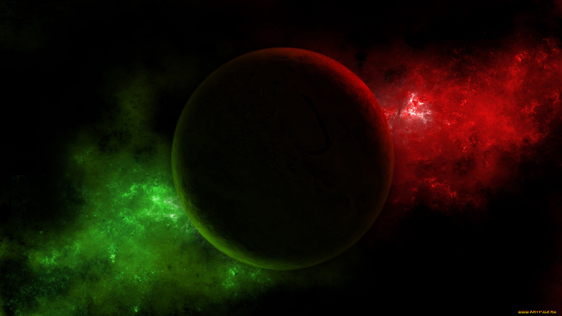 космос, арт, планеты