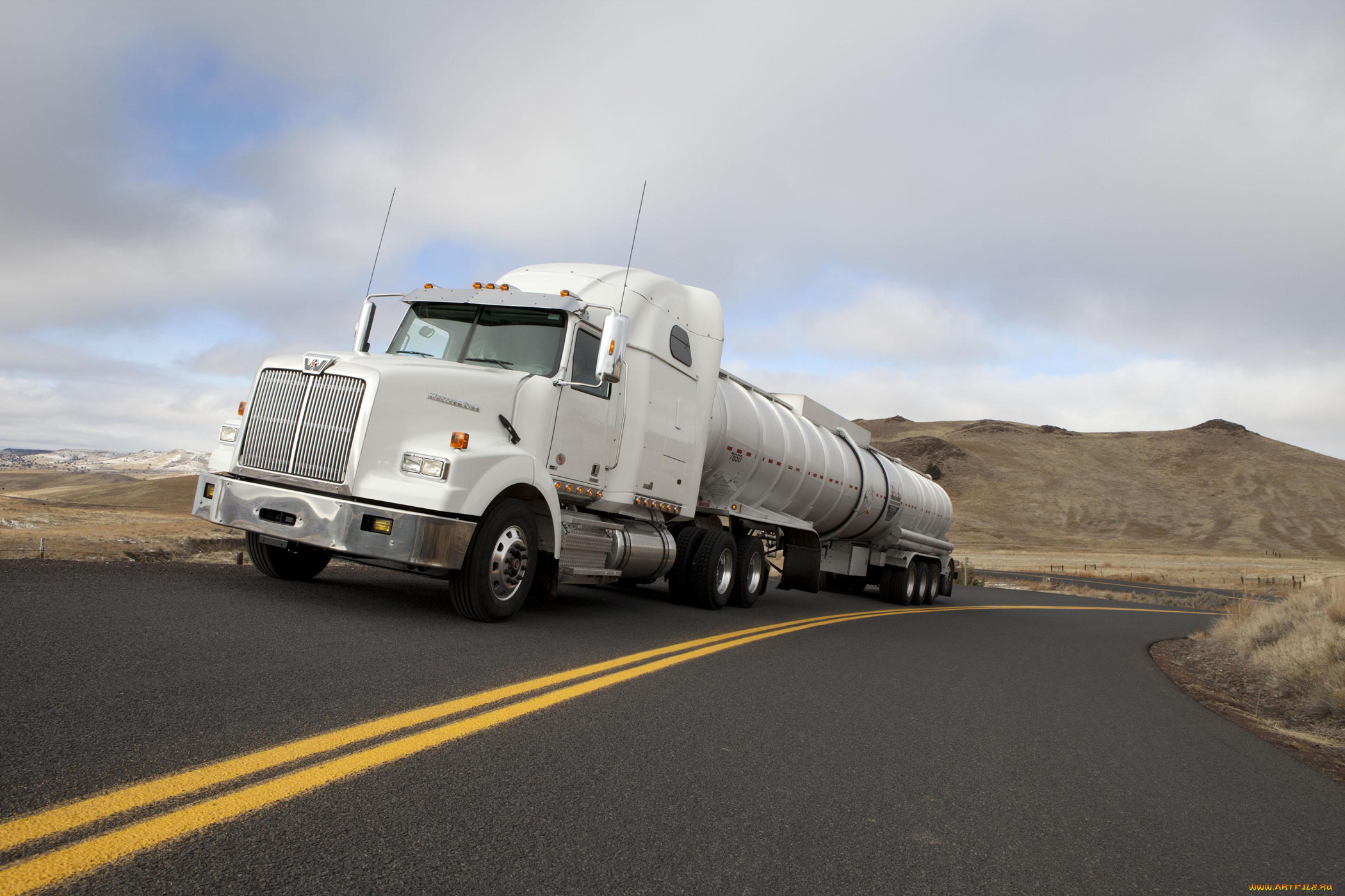 автомобили, western, star, грузовик, авто, цистерна