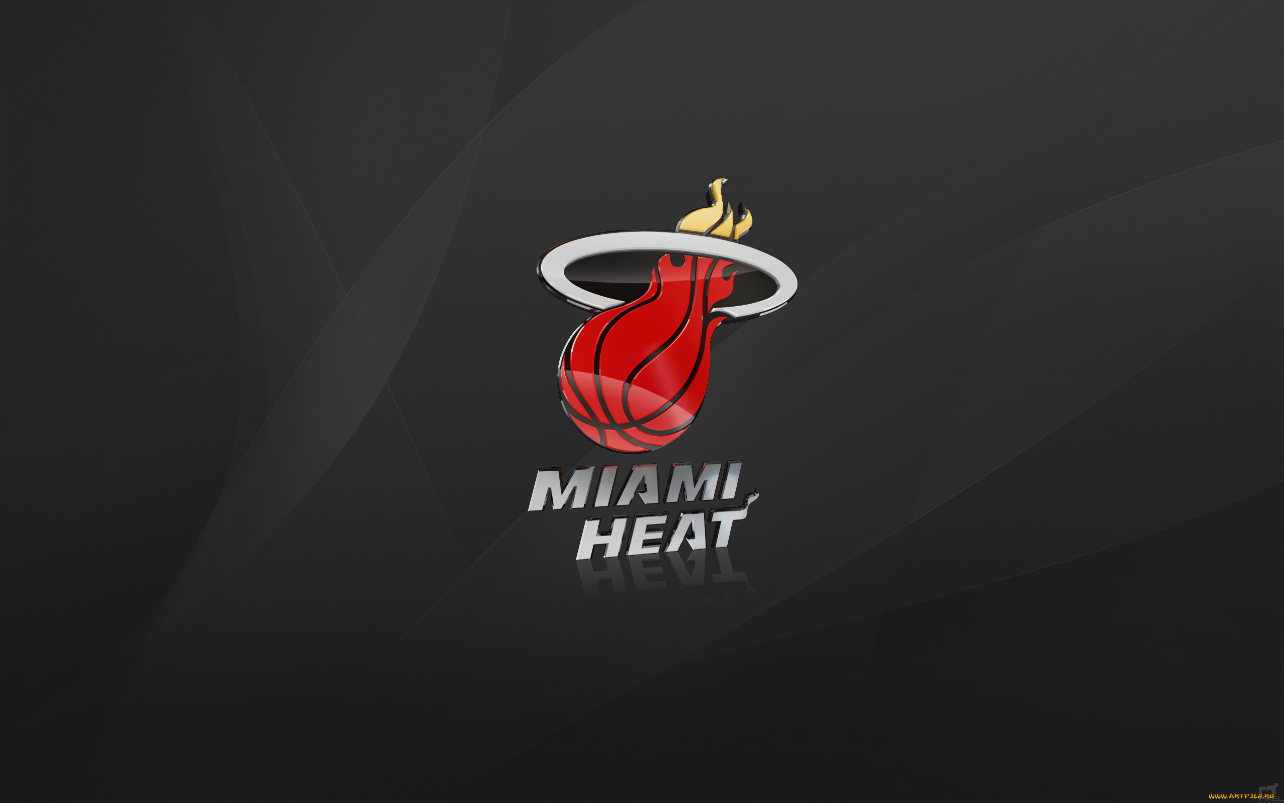 спорт, эмблемы, клубов, miami, heat, nba, баскетбол, майями, серый, фон, логотип
