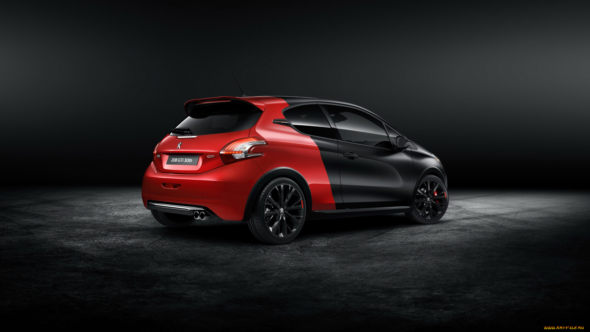 2014, peugeot, 208, gti, 30th, anniversary, limited, edition, автомобили, peugeot, тюнинг, черный