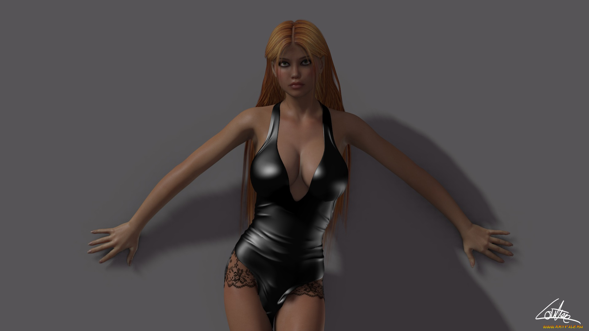 3д, графика, люди, , people, взгляд, девушка