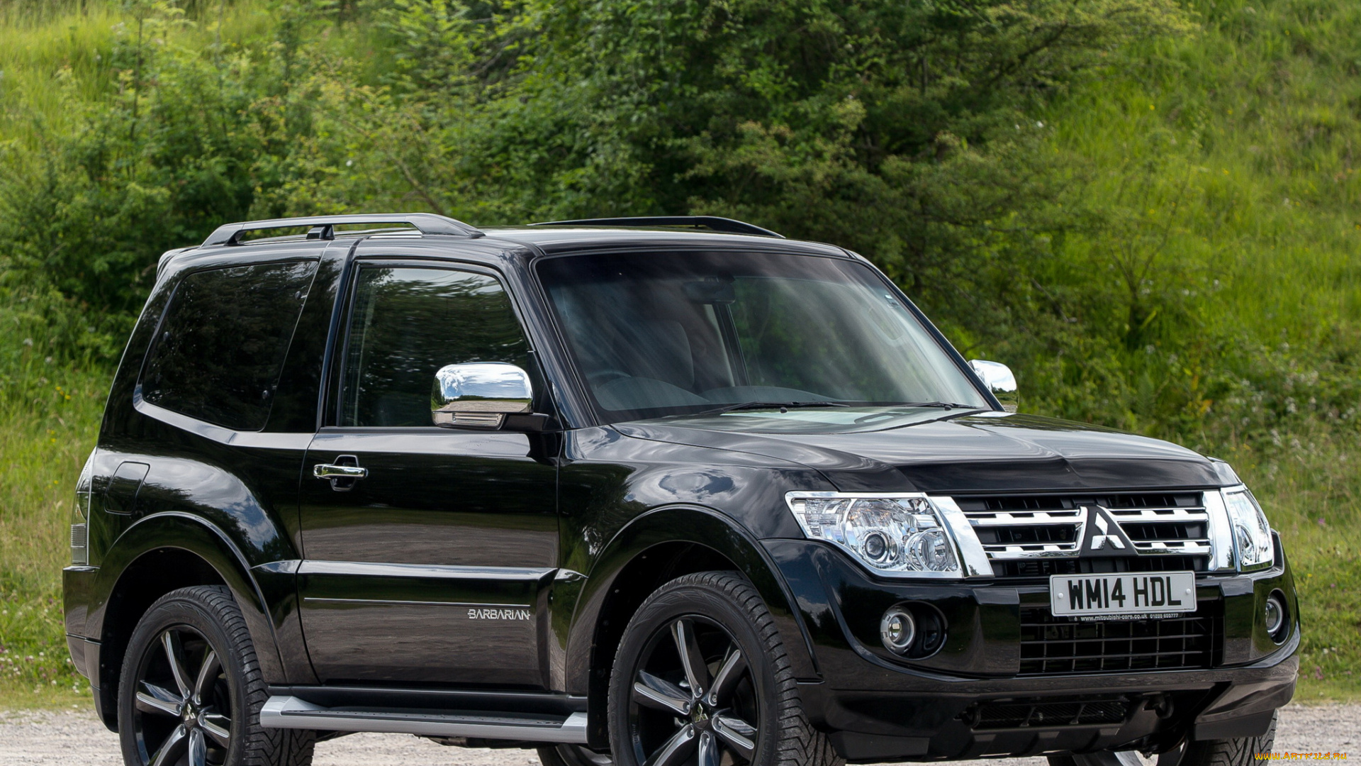 автомобили, mitsubishi, темный, 2014г, shogun, swb, barbarian