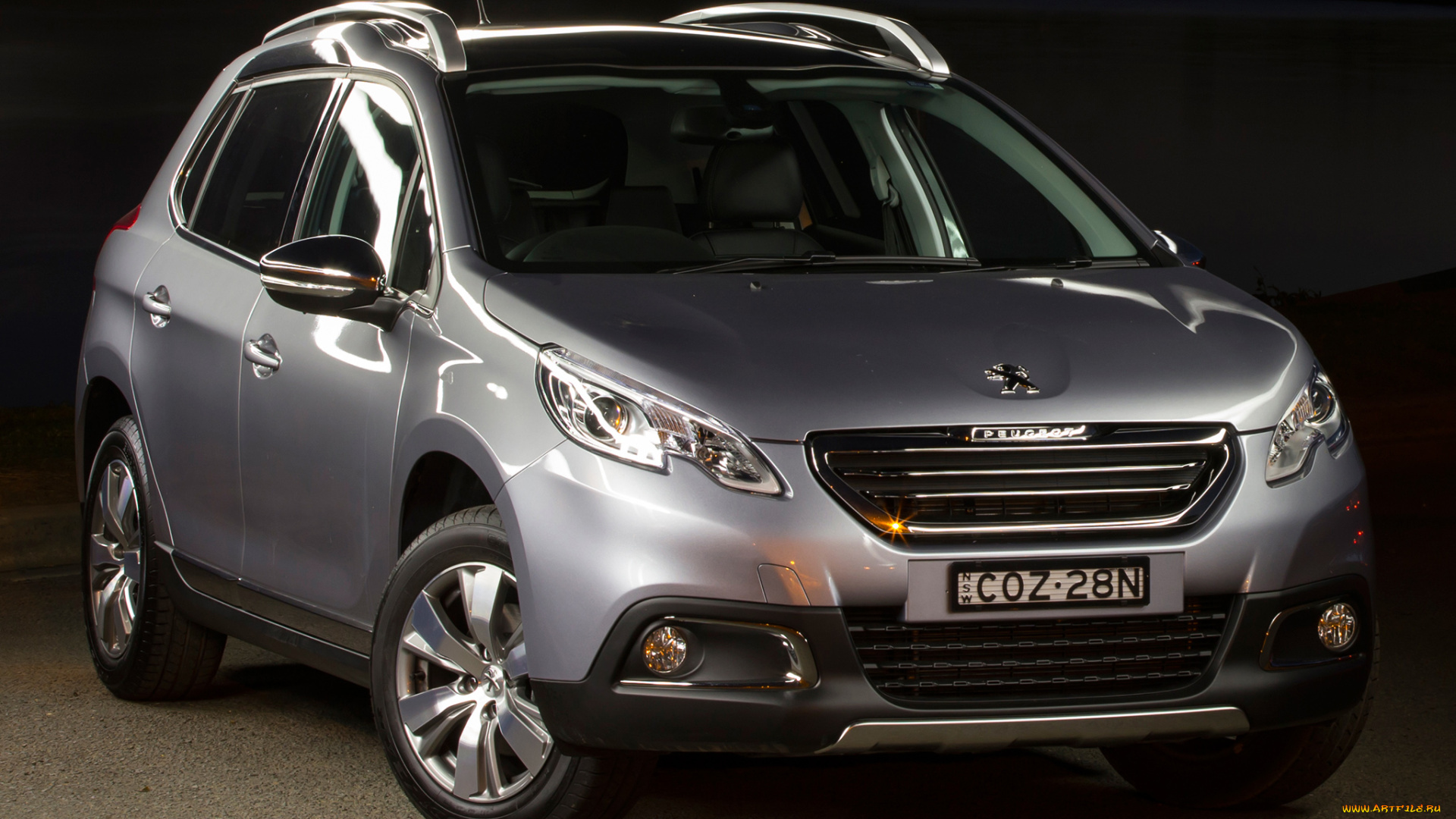 автомобили, peugeot, au-spec, 2008, серый