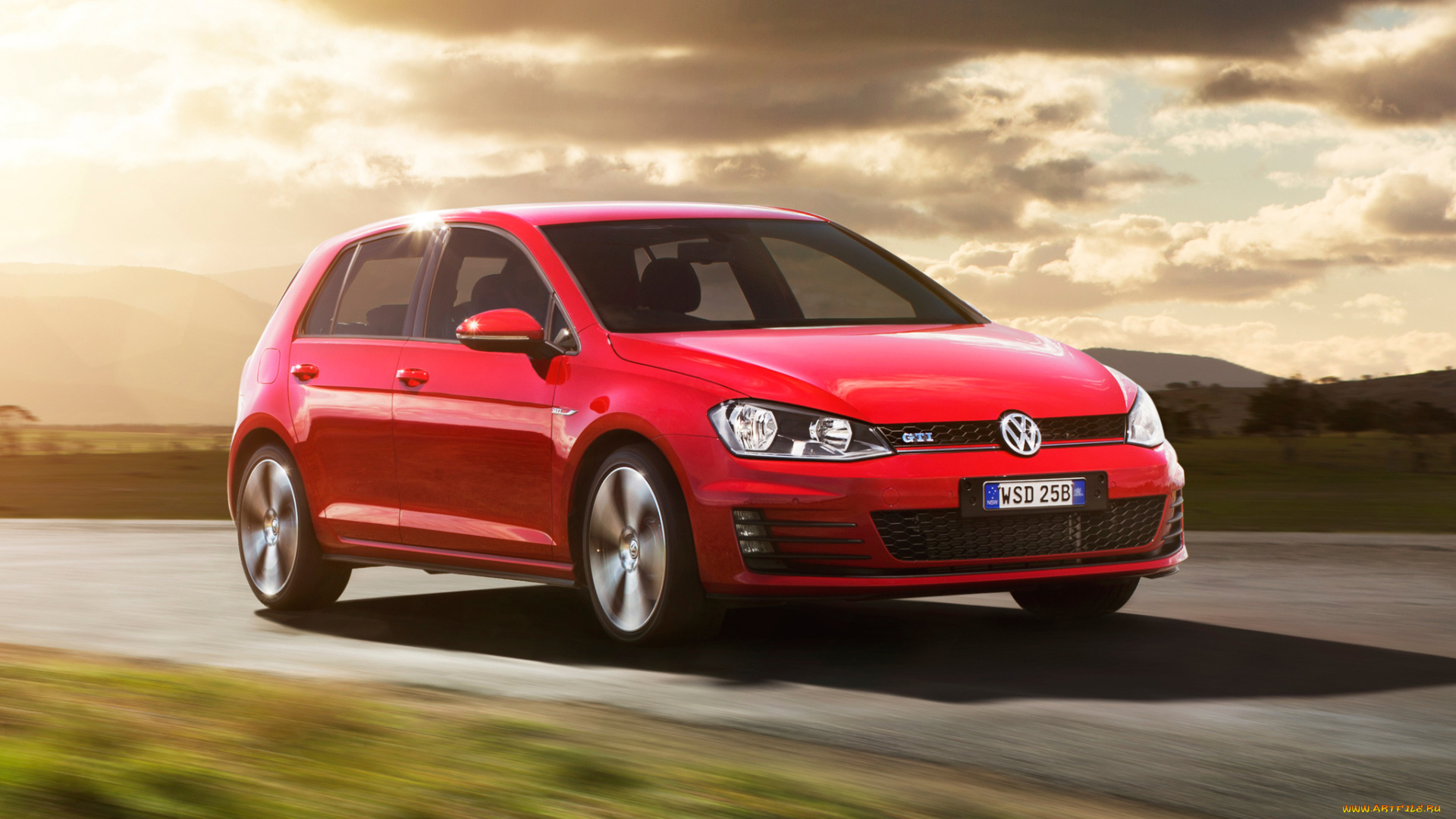 автомобили, volkswagen, au-spec, typ, 5g, 2013г, 5-door, gti, golf