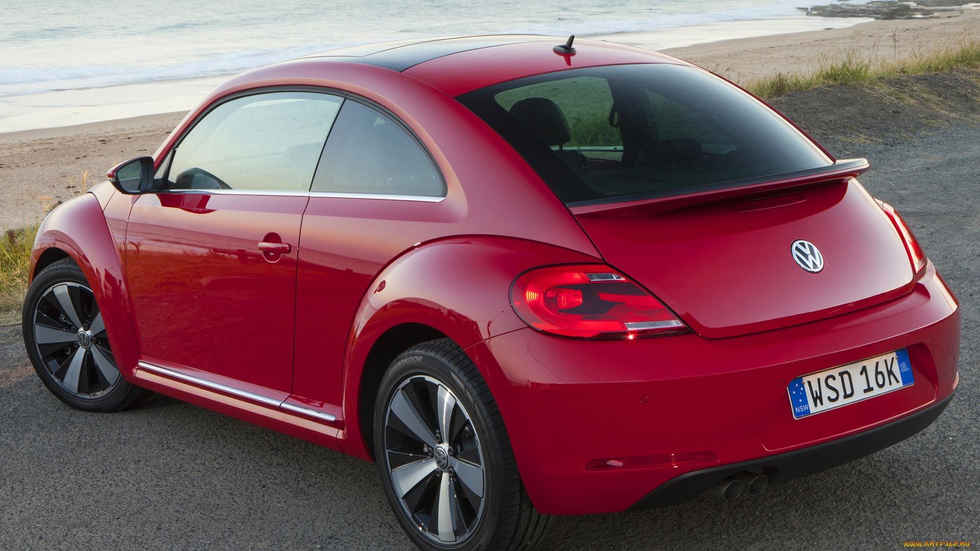 автомобили, volkswagen, красный, au-spec, beetle