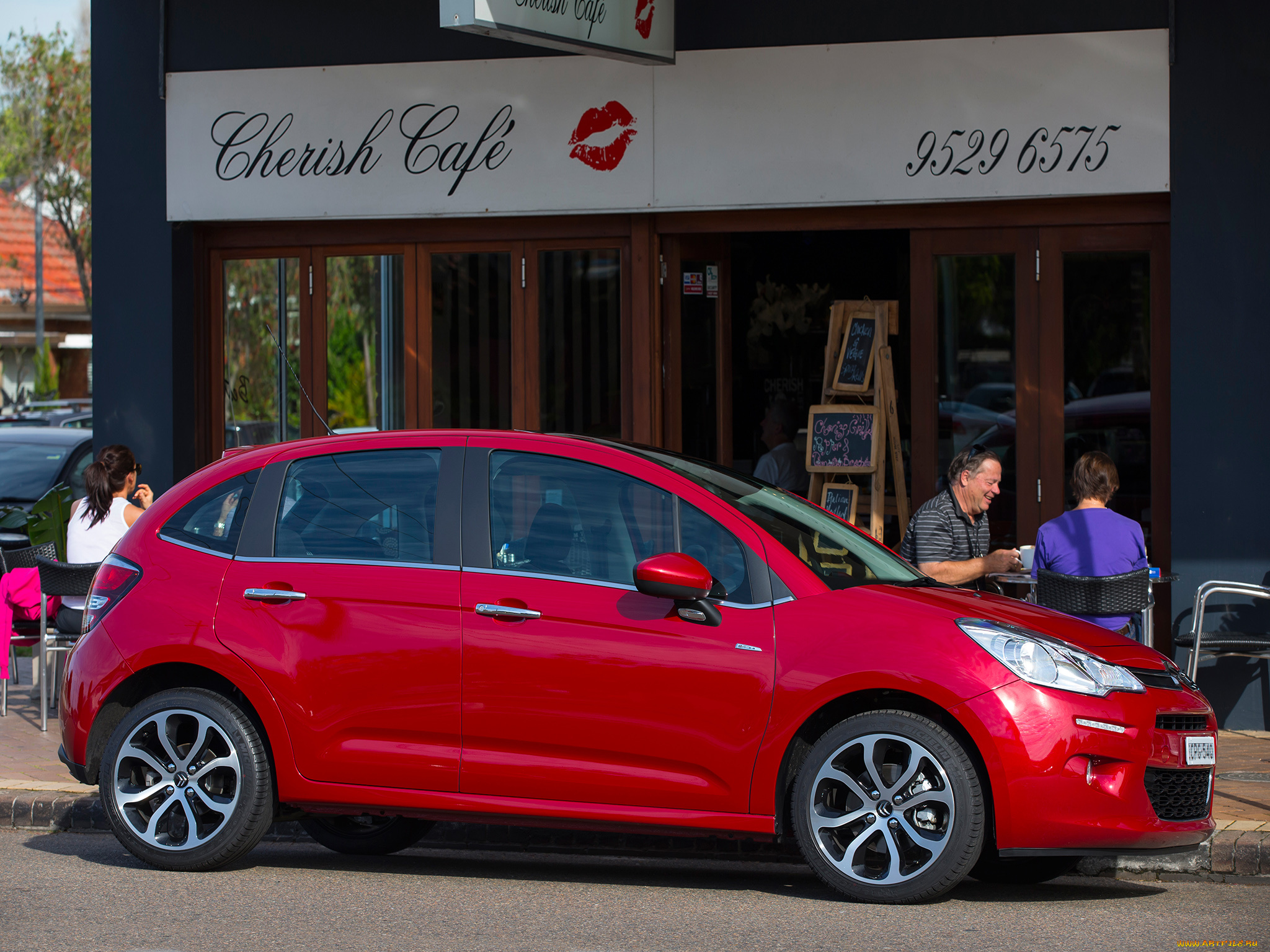 автомобили, citroen, au-spec, красные, citroеn, c3