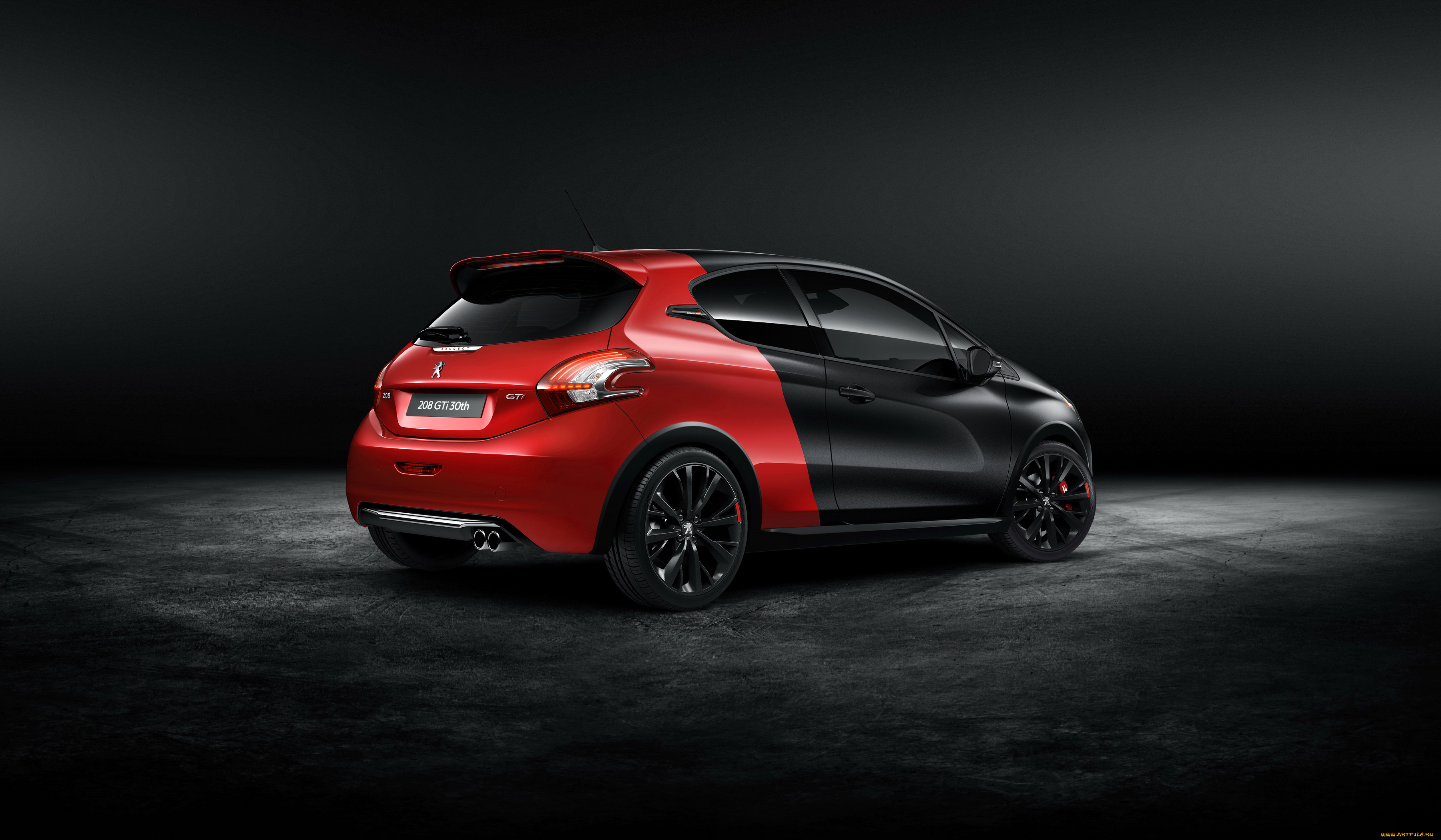 2014, peugeot, 208, gti, 30th, anniversary, limited, edition, автомобили, peugeot, тюнинг, черный