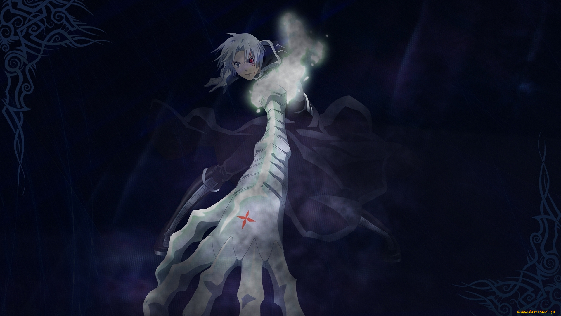 аниме, , gray-man, воин, парень, экзорцист, walker, allen