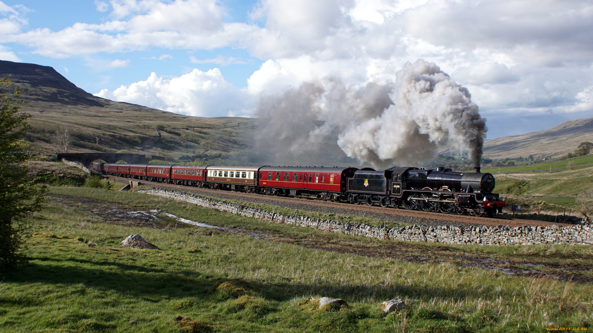техника, паровозы, паровоз, рельсы, дорога, железная