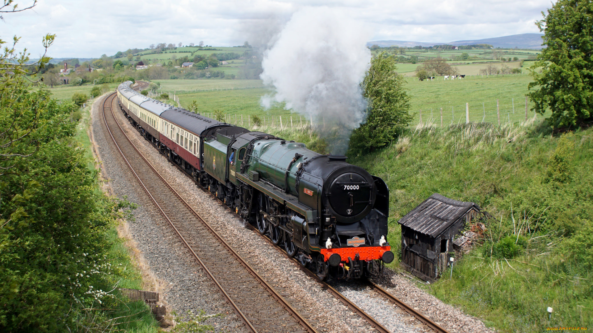 техника, паровозы, паровоз, рельсы, дорога, железная