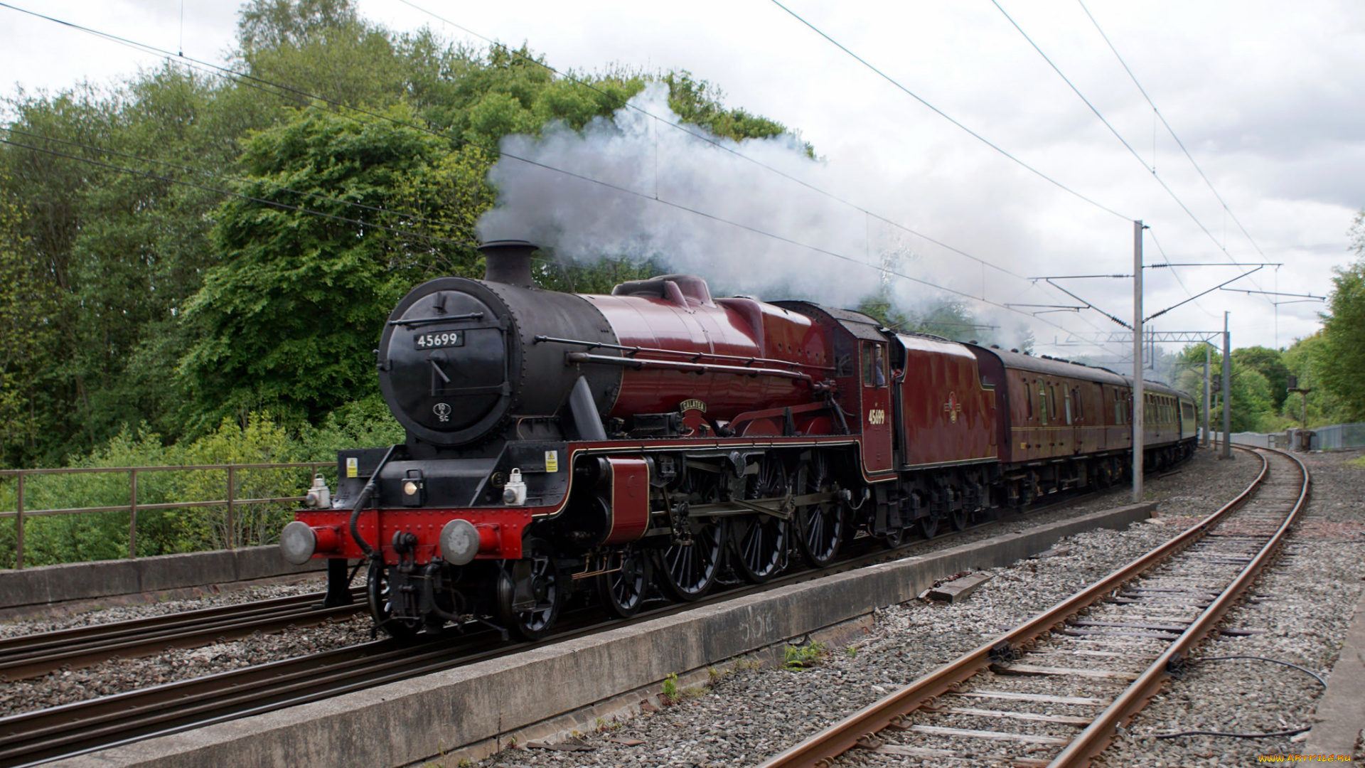 техника, паровозы, паровоз, рельсы, дорога, железная