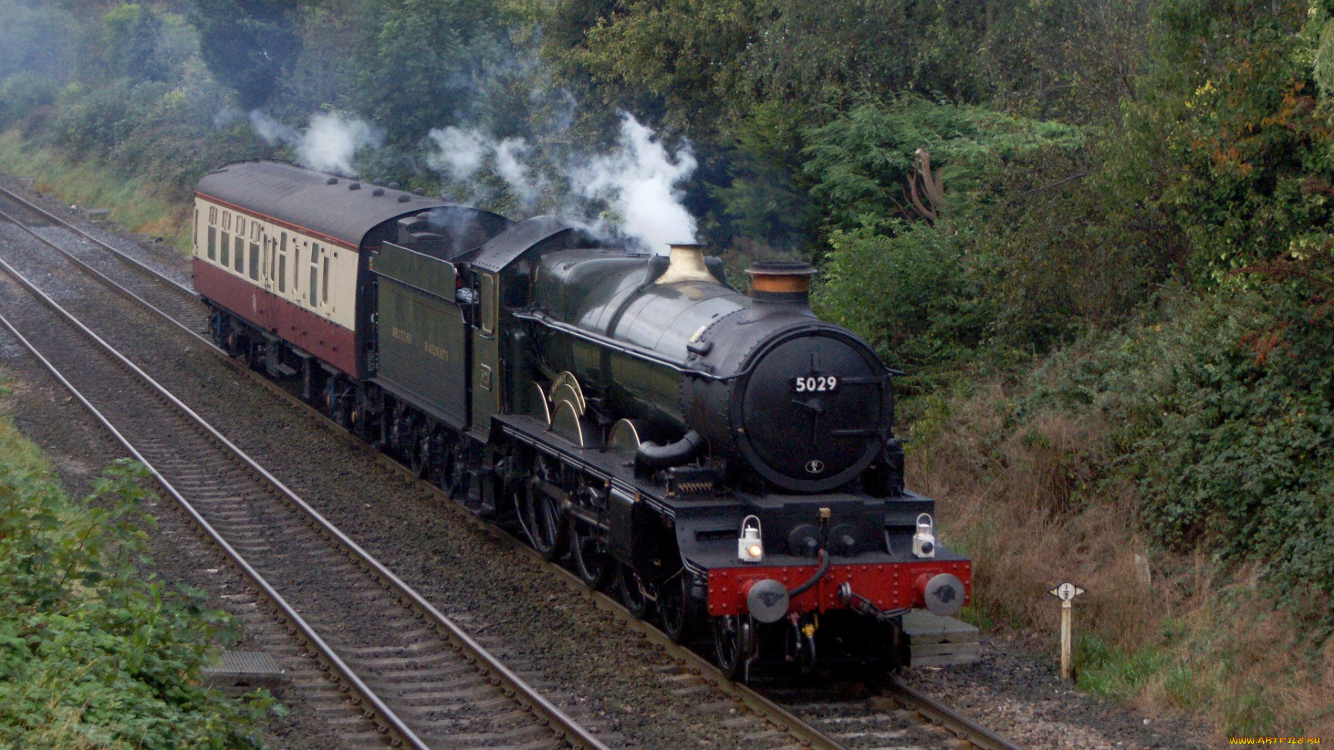 техника, паровозы, паровоз, железная, дорога, рельсы