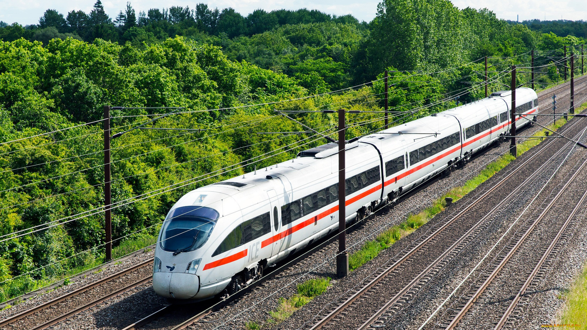 техника, поезда, дорога, локомотив, рельсы, состав, железная