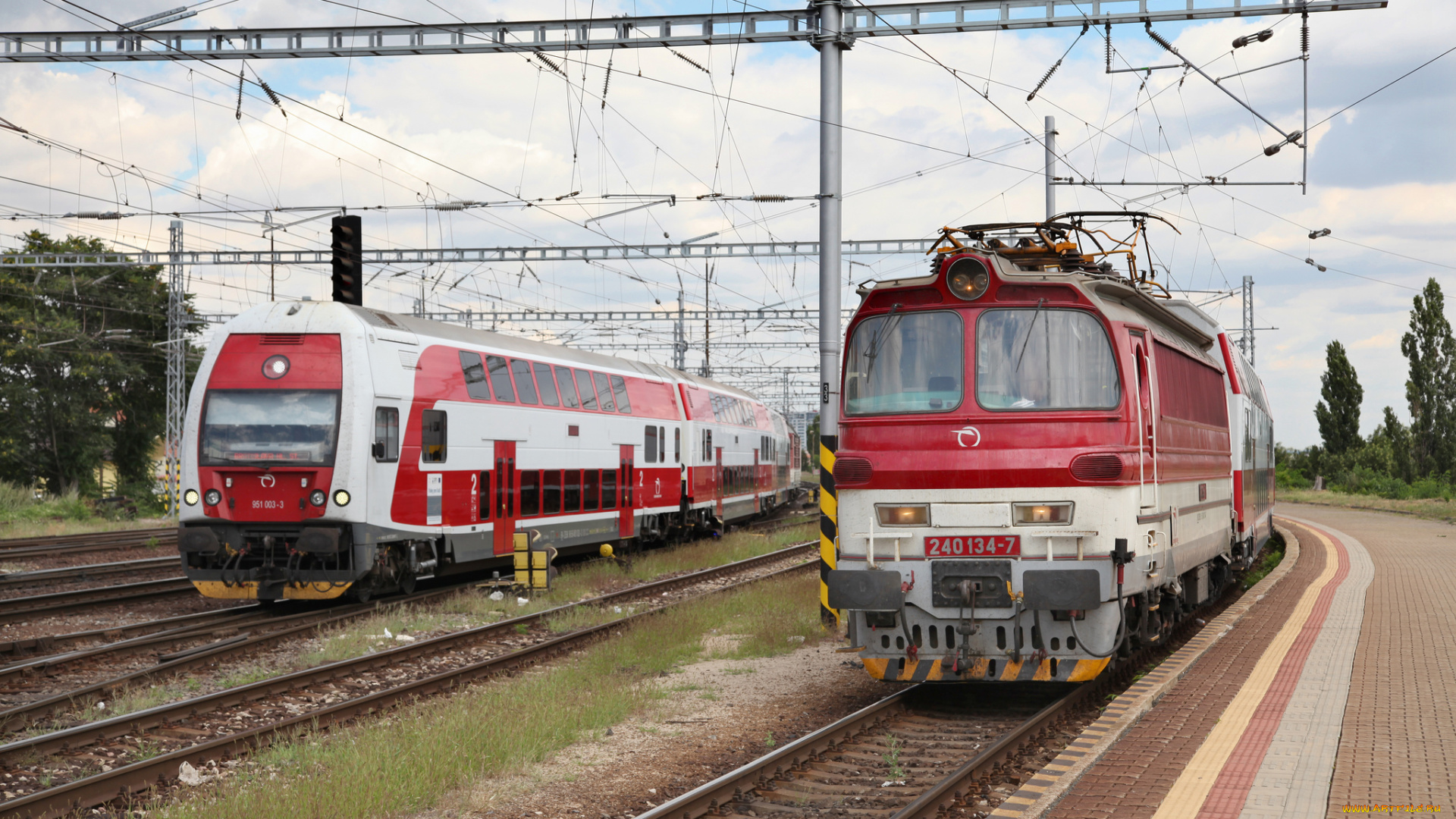 техника, поезда, состав, локомотив, рельсы, дорога, железная