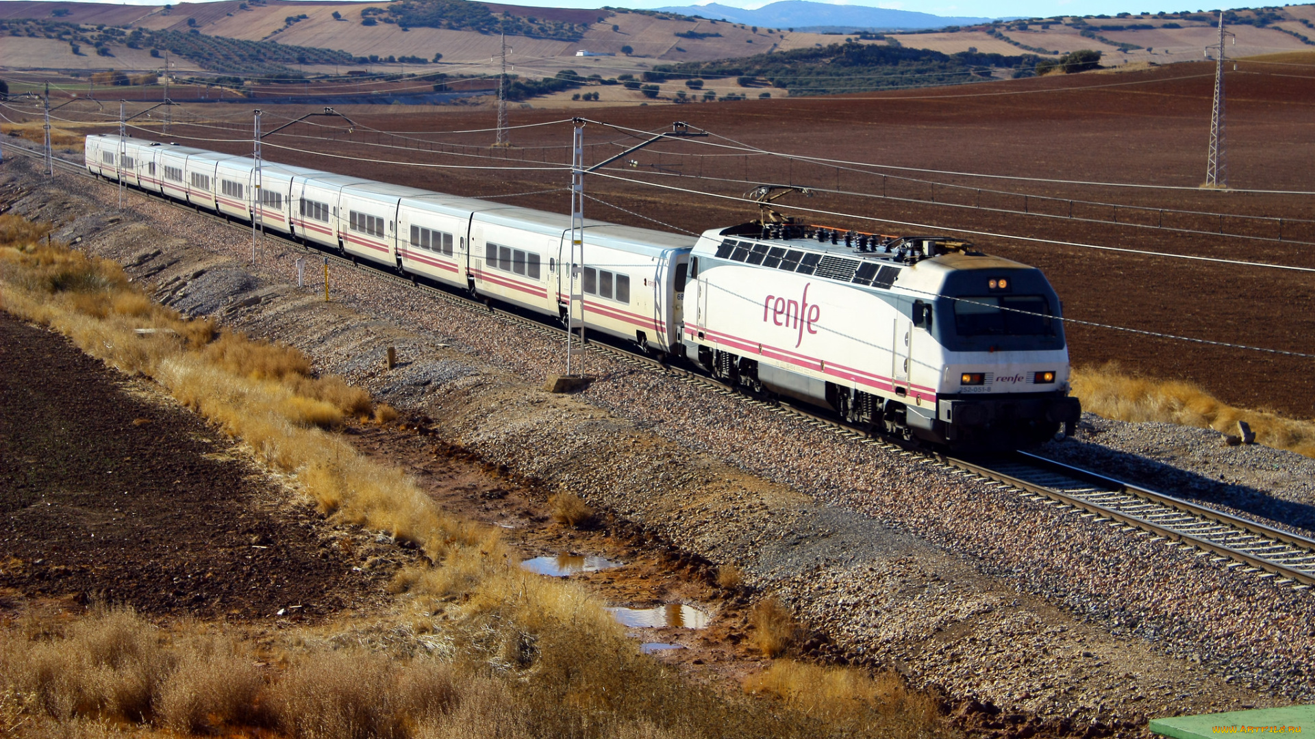 техника, поезда, состав, локомотив, рельсы, железная, дорога