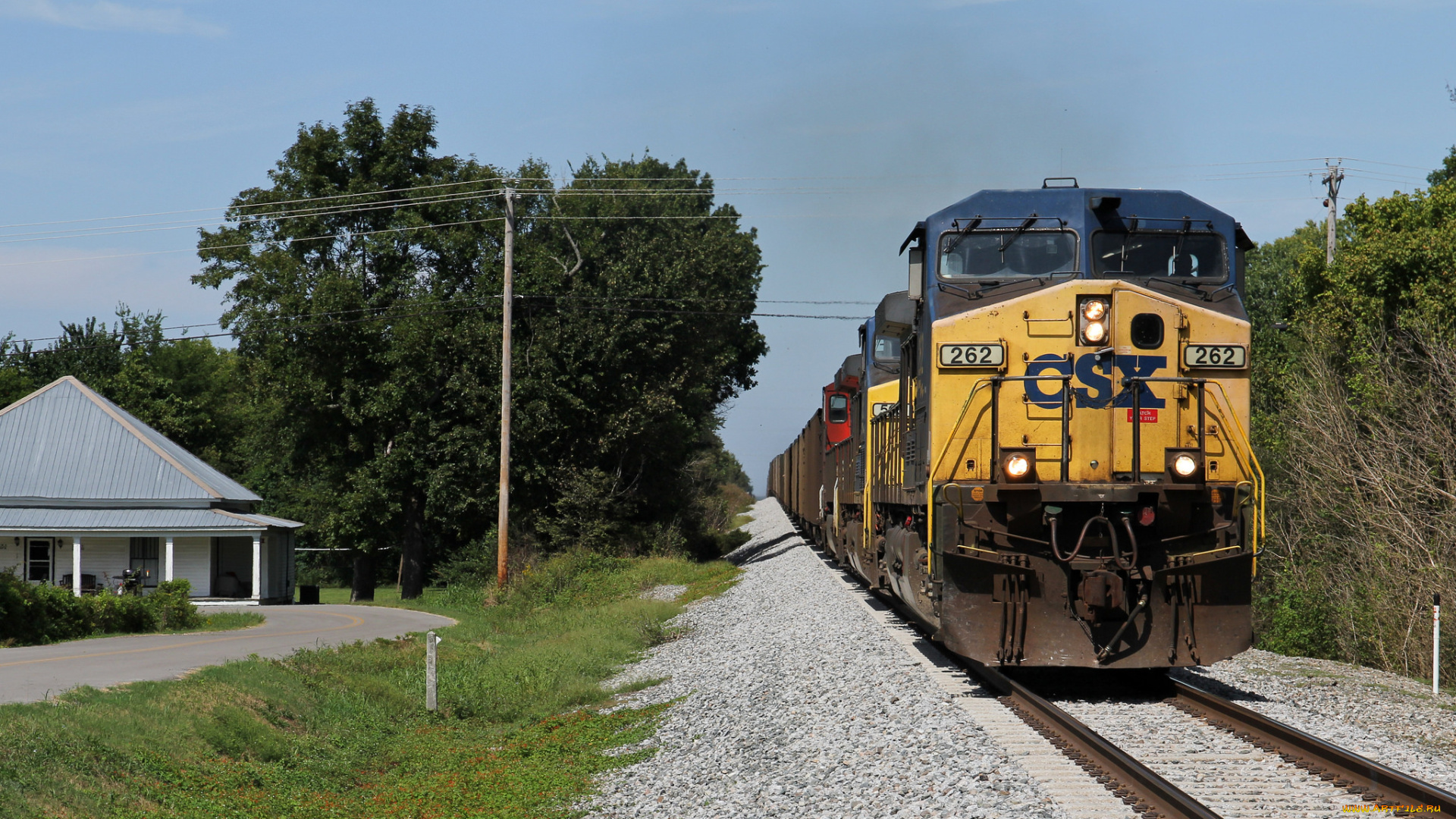 техника, поезда, состав, рельсы, локомотив, дорога, железная