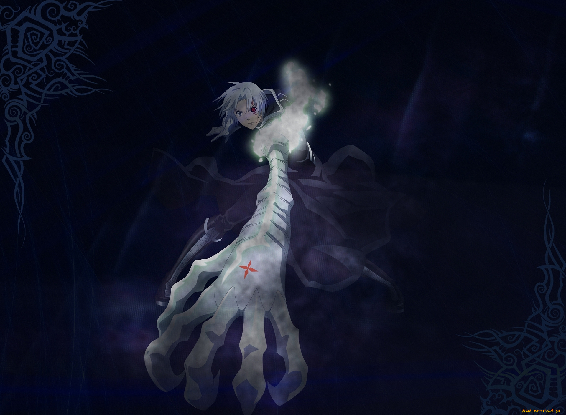 аниме, , gray-man, воин, парень, экзорцист, walker, allen