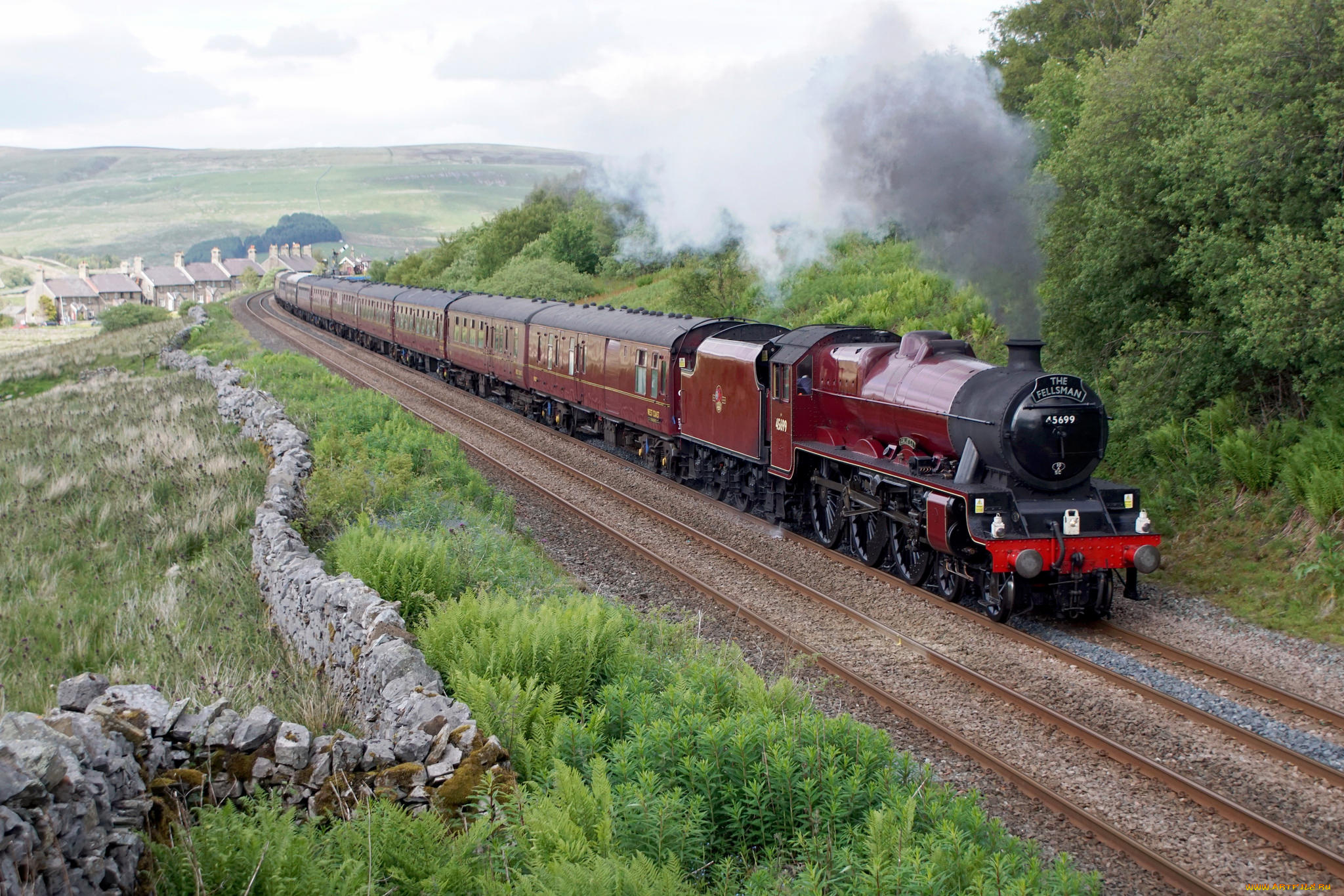 техника, паровозы, дорога, железная, паровоз, рельсы