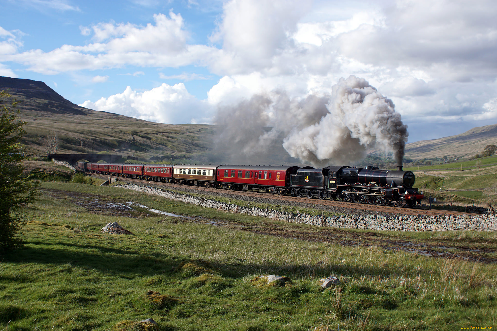 техника, паровозы, паровоз, рельсы, дорога, железная