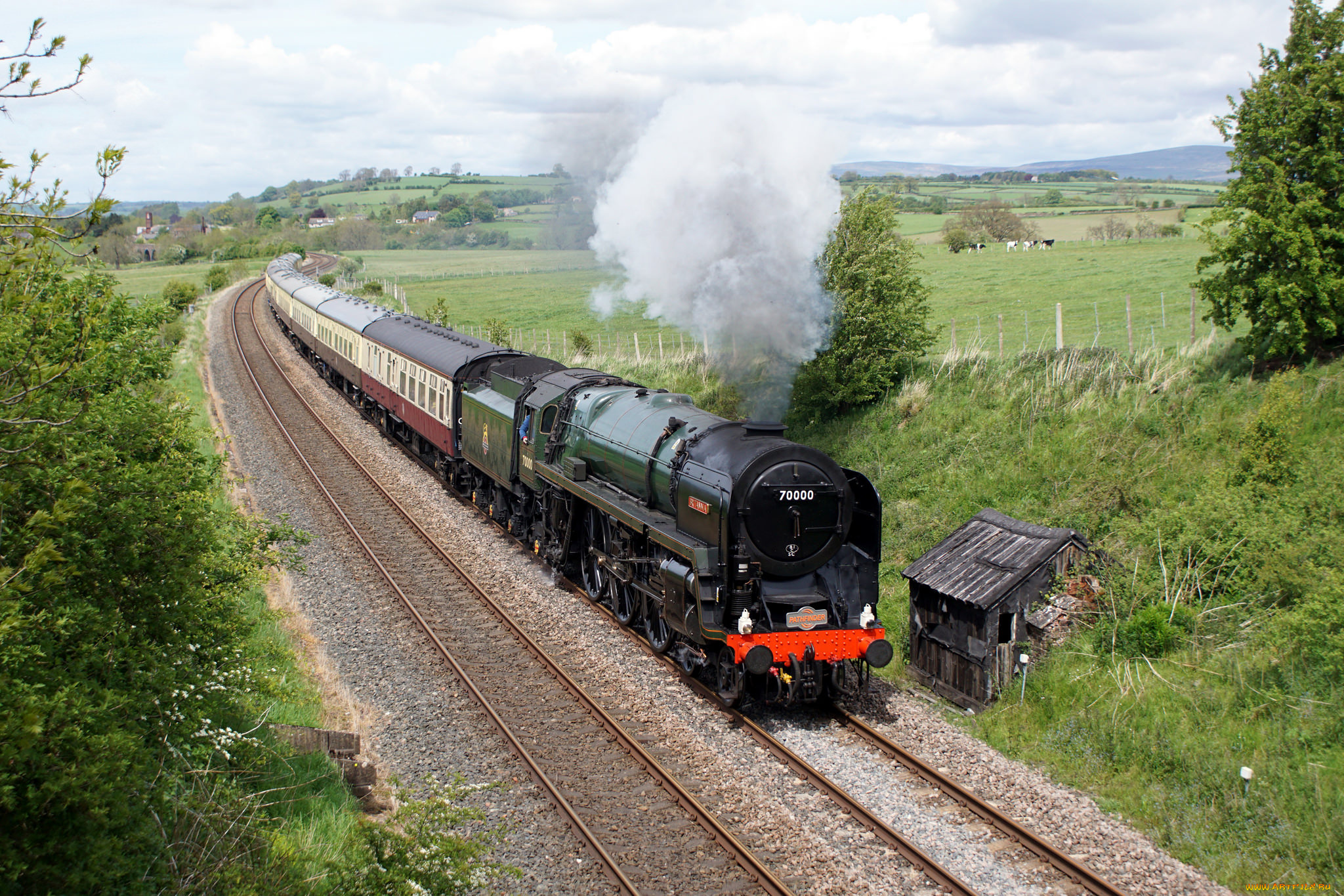 техника, паровозы, паровоз, рельсы, дорога, железная