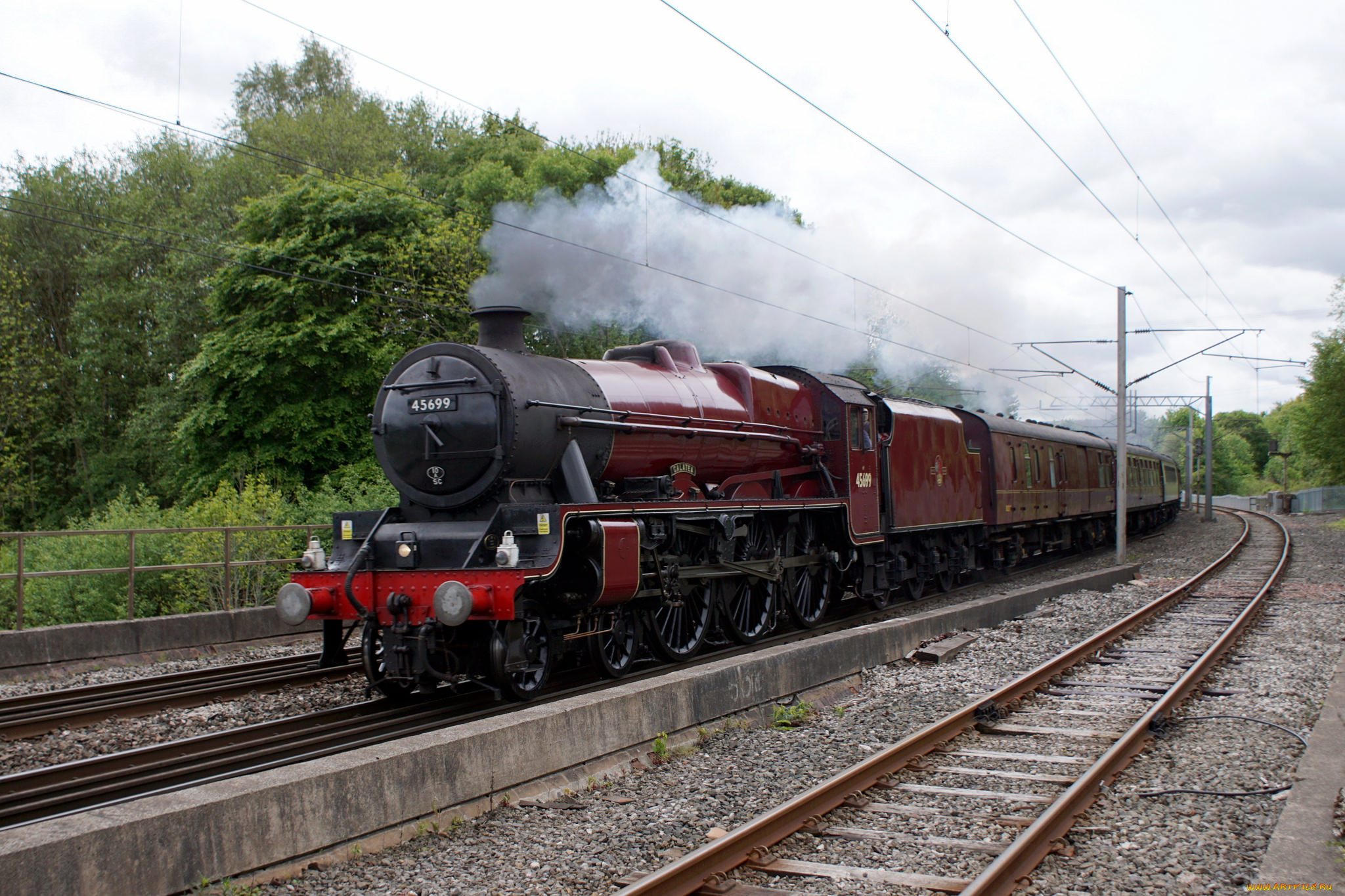 техника, паровозы, паровоз, рельсы, дорога, железная