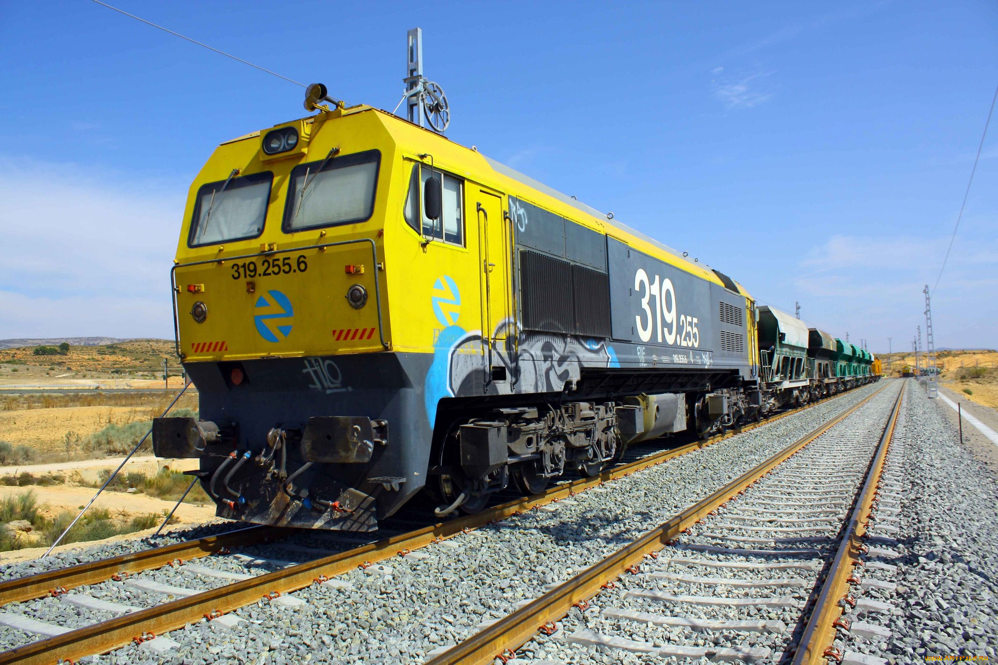 техника, поезда, дорога, локомотив, рельсы, состав, железная