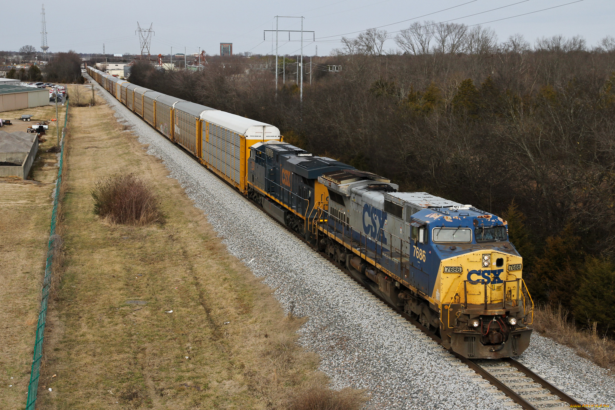 техника, поезда, состав, локомотив, дорога, рельсы, железная