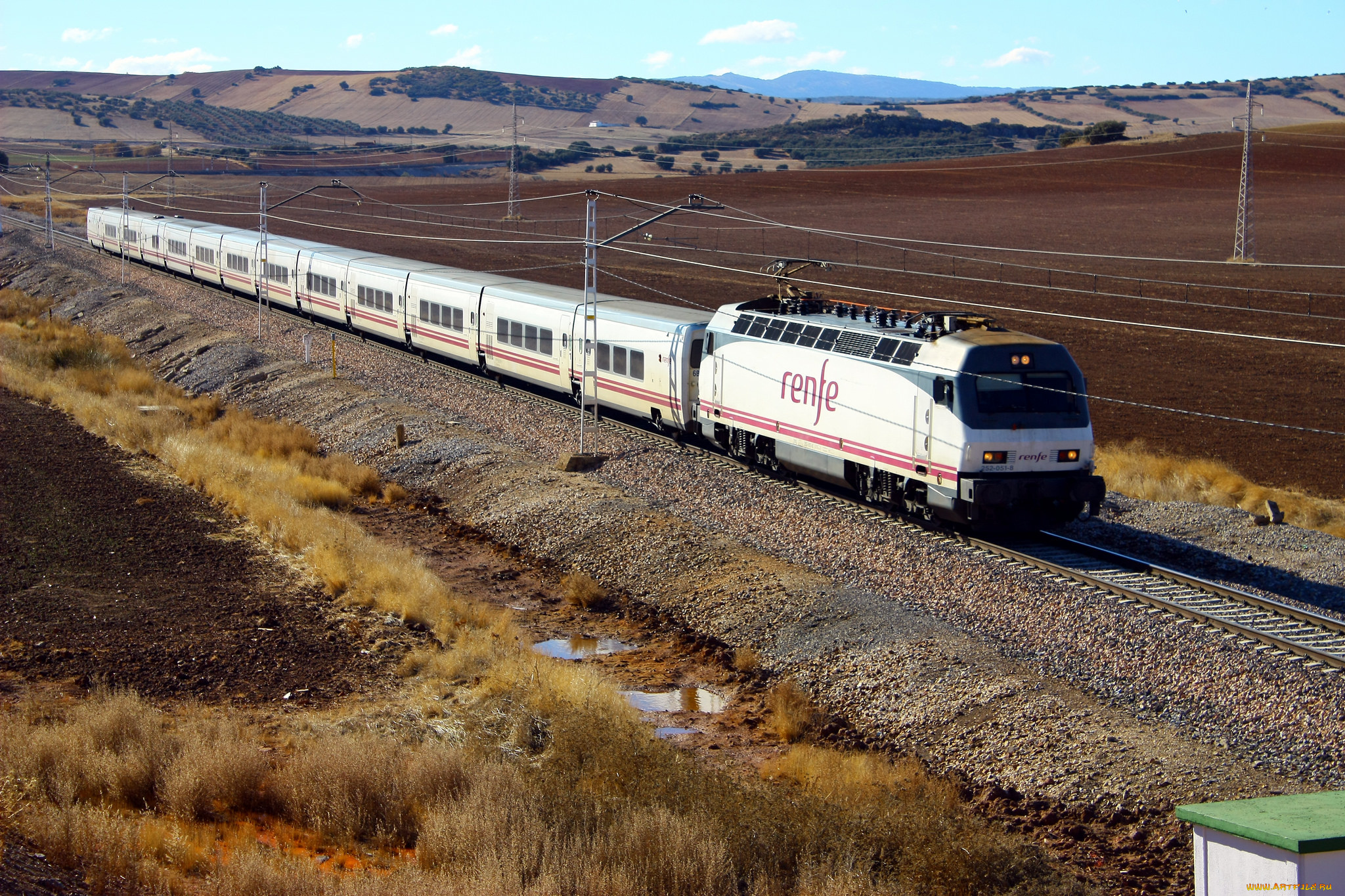 техника, поезда, состав, локомотив, рельсы, железная, дорога