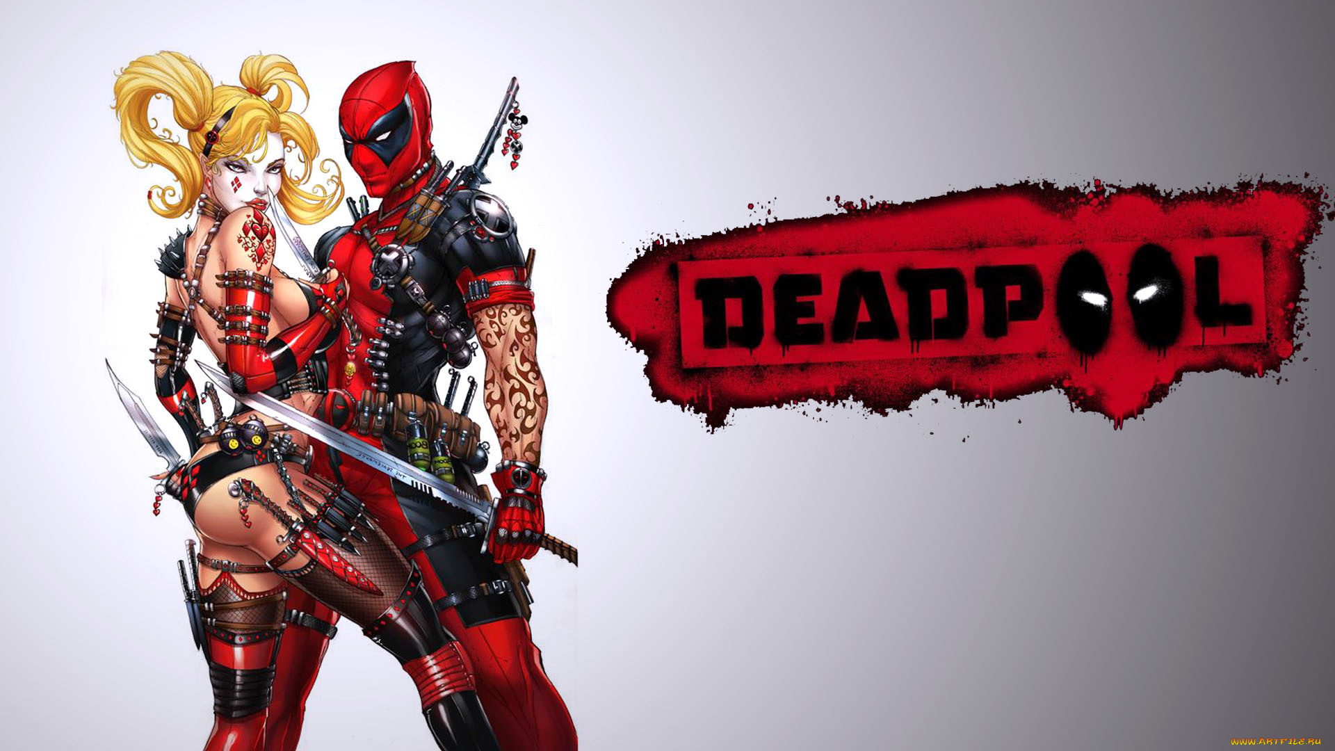 рисованное, комиксы, дэдпул